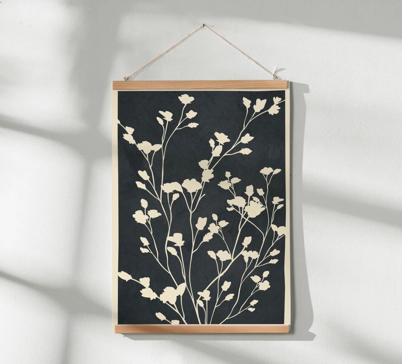 Minimal Branches Art 1 carta hahnemühle da Nadjaa