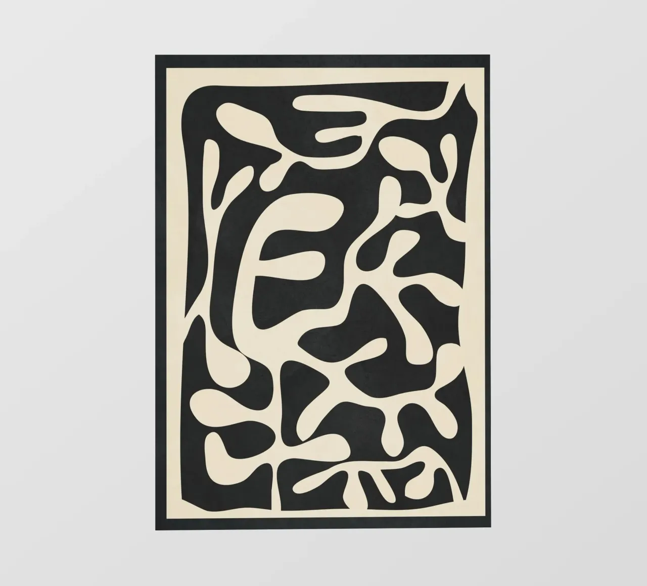 Minimalist Abstract Leaves 1 telo in pvc da Nadjaa