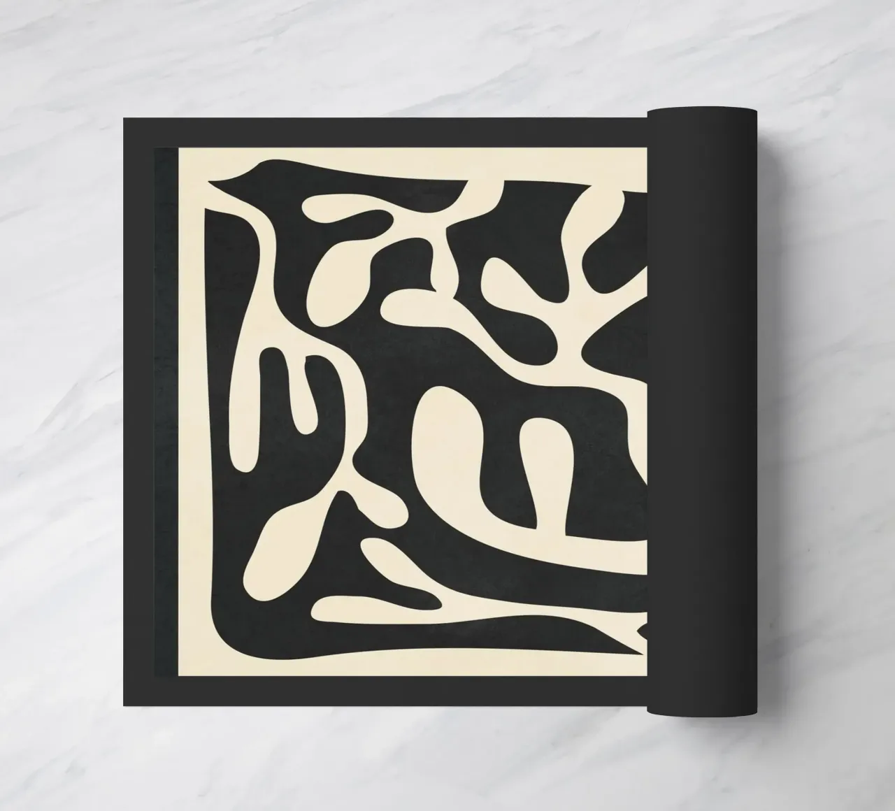 Minimalist Abstract Leaves 1 zerbino da Nadjaa