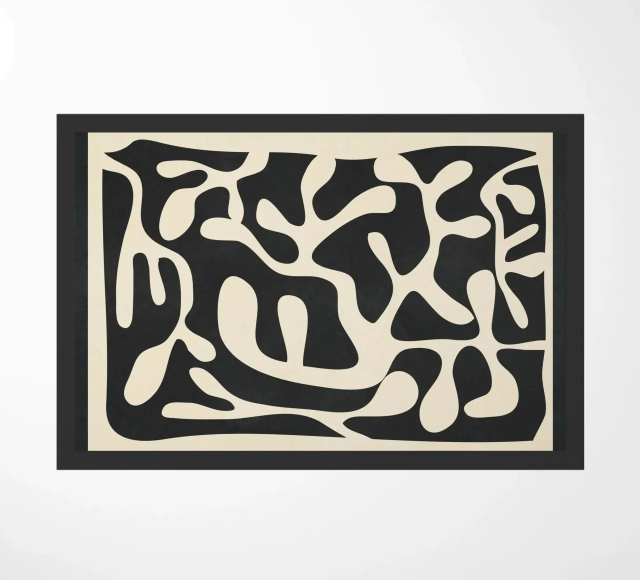 Minimalist Abstract Leaves 1 zerbino da Nadjaa