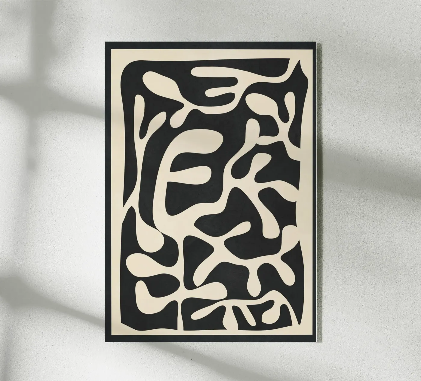 Minimalist Abstract Leaves 1 plexiglass da Nadjaa
