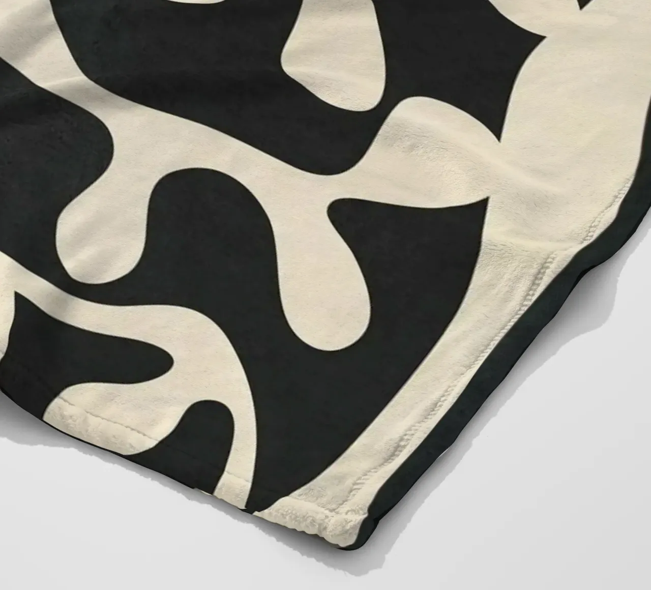 Minimalist Abstract Leaves 1 coperta in pile da Nadjaa