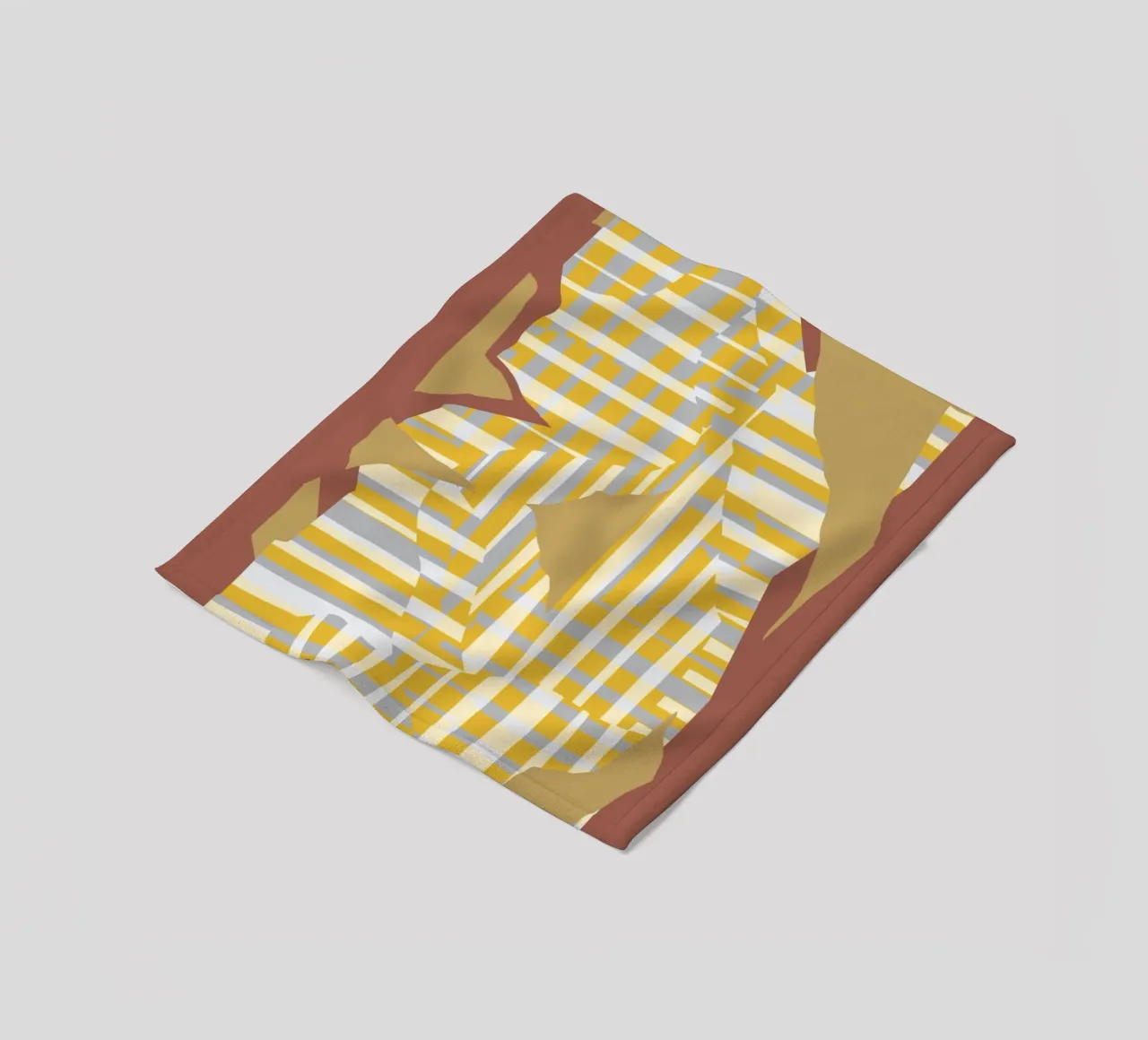 Linea gialla e variante di taglio a strisce coperta in pile da Little Dean