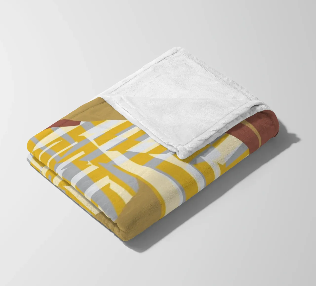 Linea gialla e variante di taglio a strisce coperta in pile da Little Dean