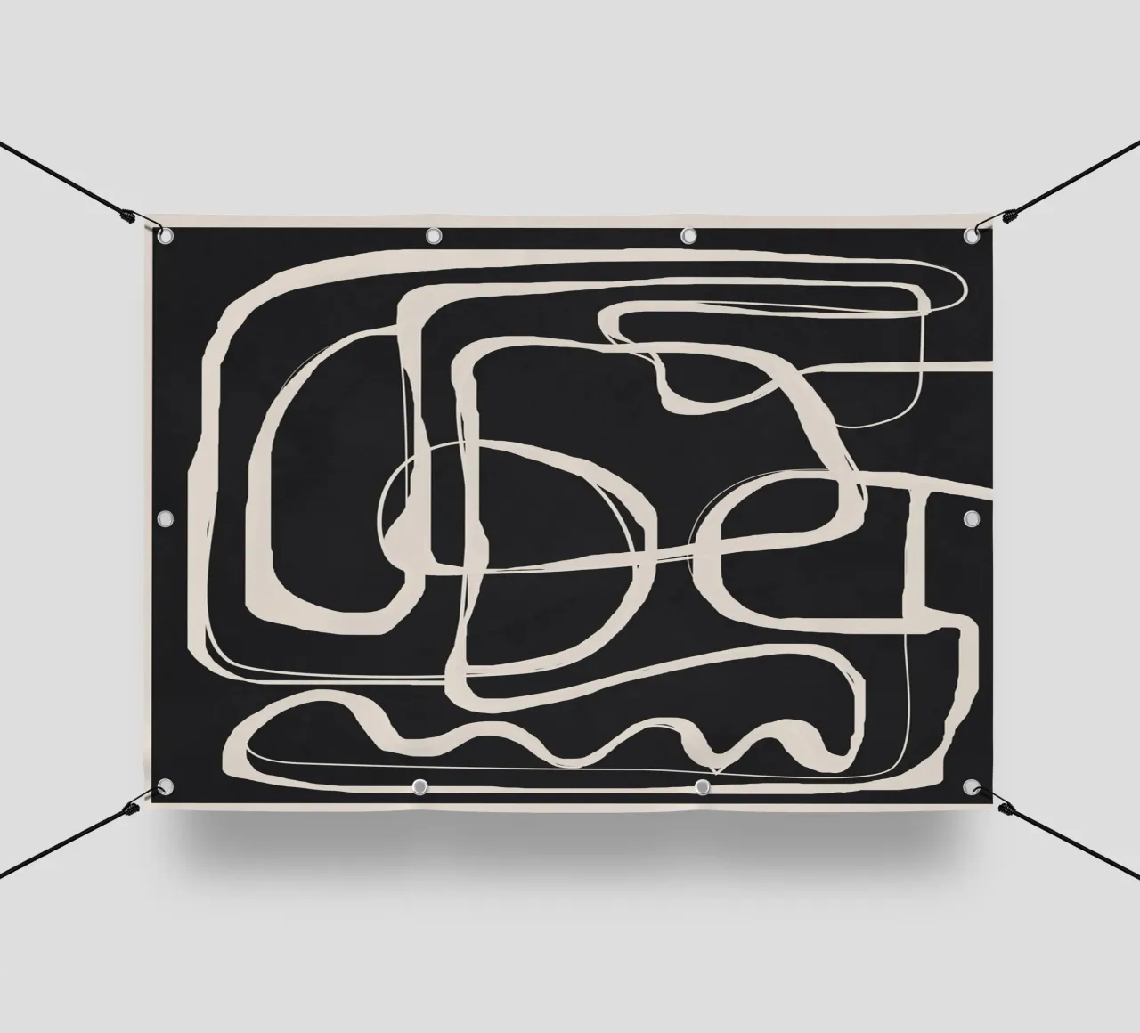 Modern Minimalist One Line Art 1 telo in pvc da Nadjaa