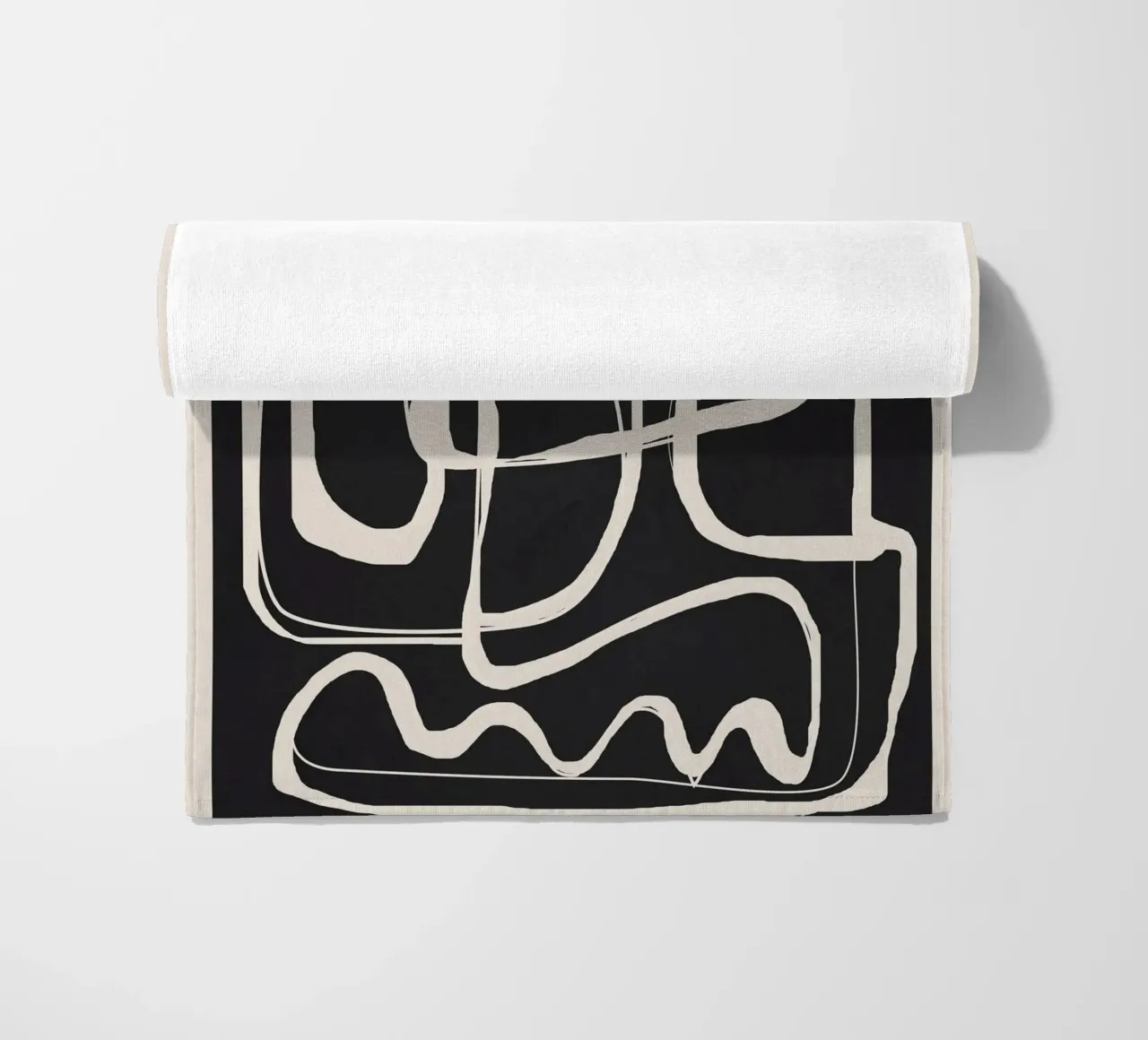 Modern Minimalist One Line Art 1 telo mare da Nadjaa