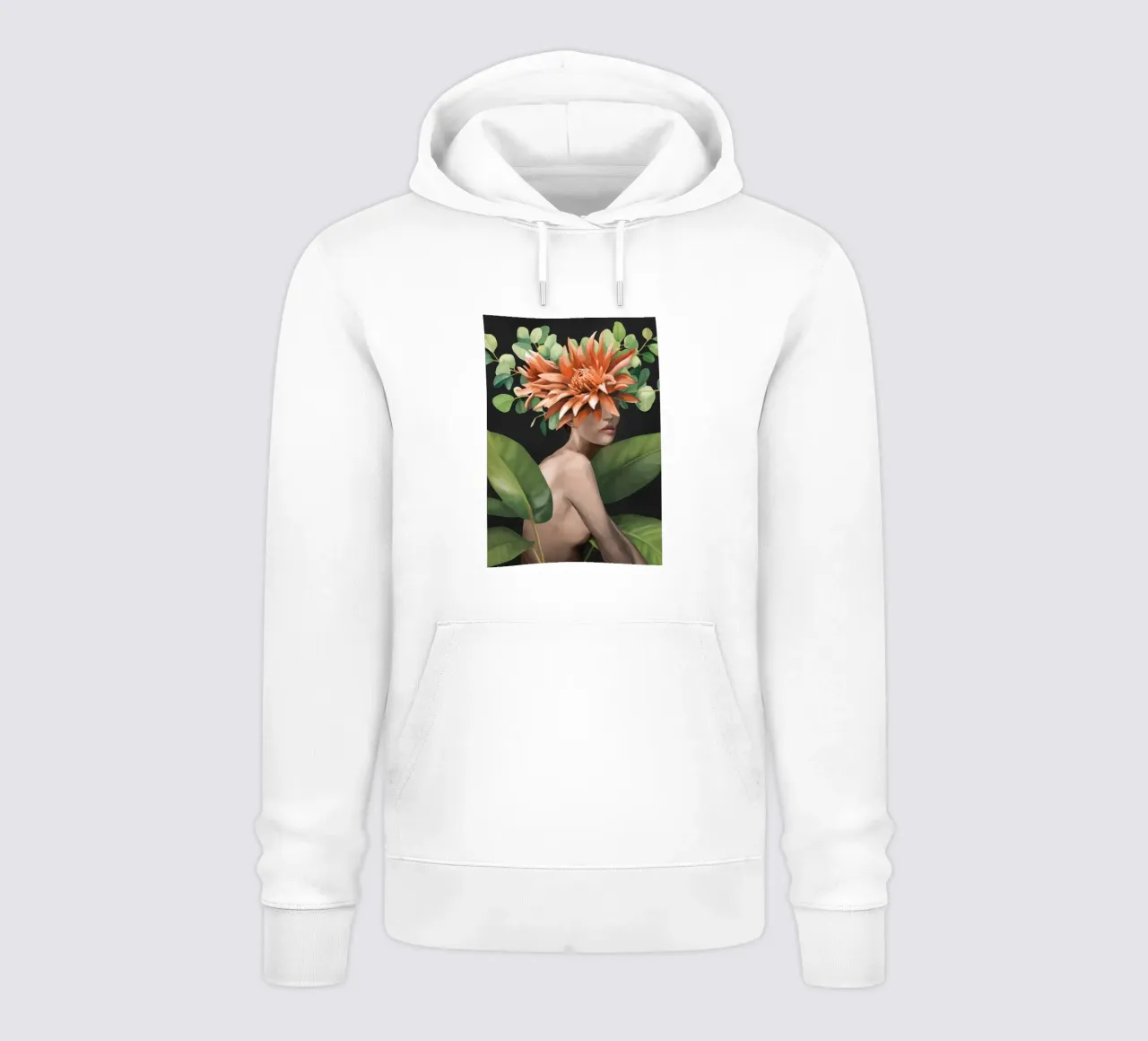 Veiled by Bloom 2 felpa con cappuccio da Nadjaa