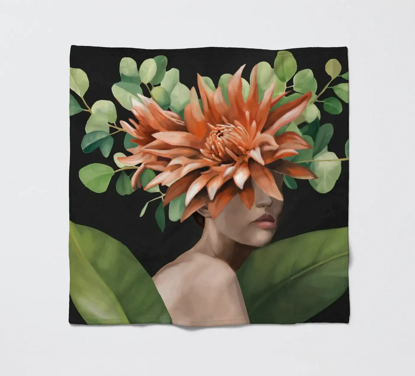 Veiled by Bloom 2 Fleecedecke von Nadjaa