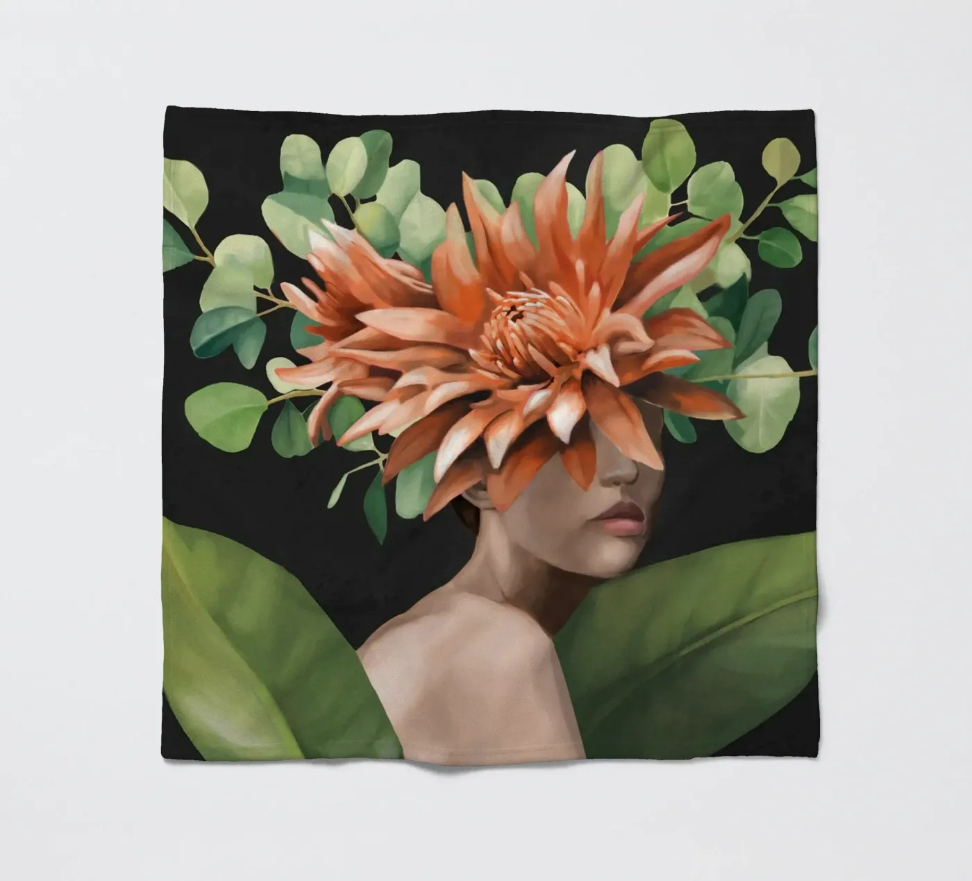 Veiled by Bloom 2 fleecedeken van Nadjaa