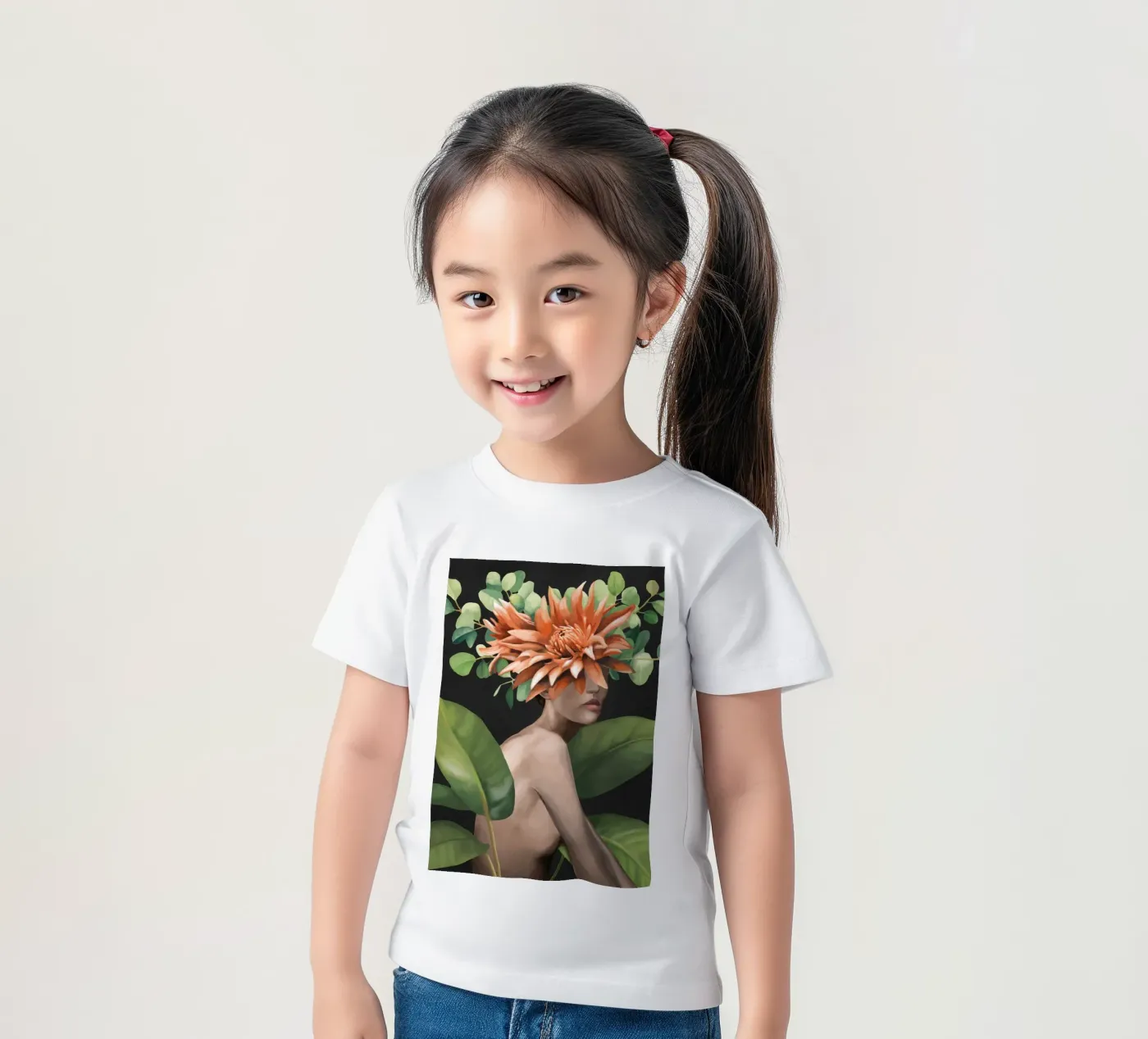 Veiled by Bloom 2 kinder t-shirt van Nadjaa
