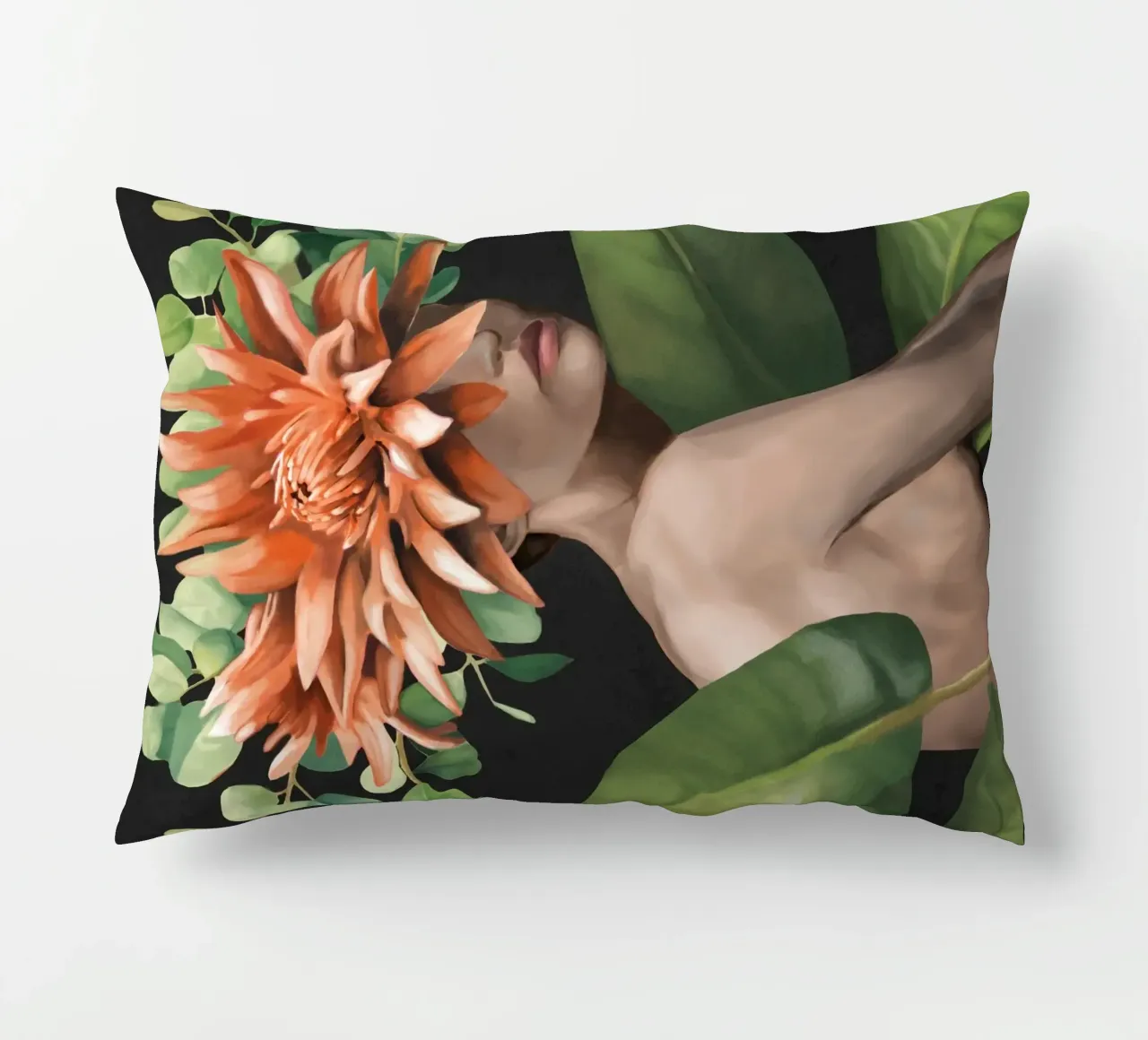 Veiled by Bloom 2 cuscino da Nadjaa