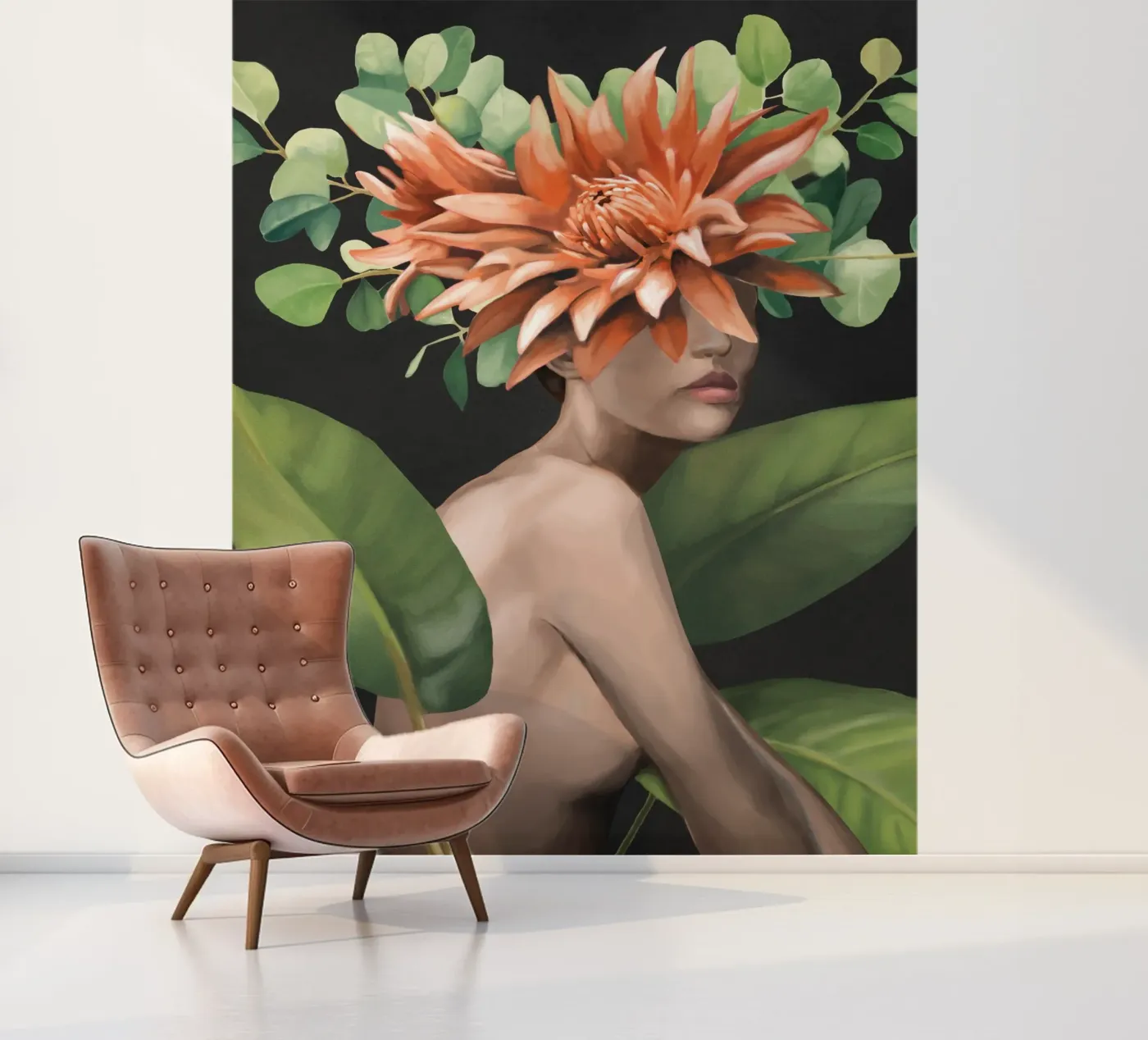 Veiled by Bloom 2 fotobehang van Nadjaa
