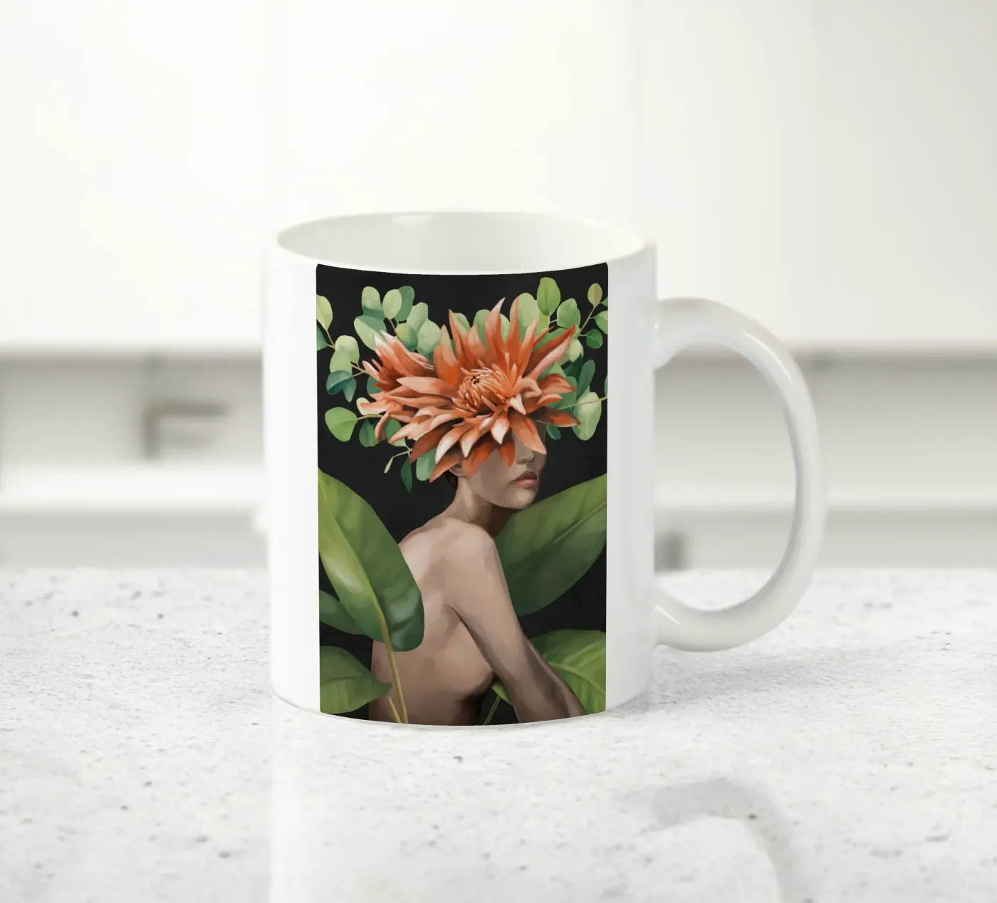 Veiled by Bloom 2 tazza in ceramica da Nadjaa