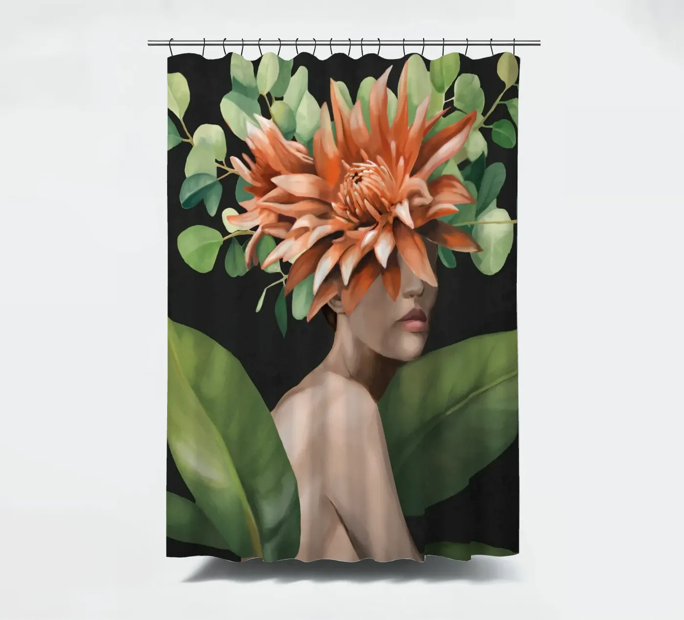 Veiled by Bloom 2 Duschvorhang von Nadjaa