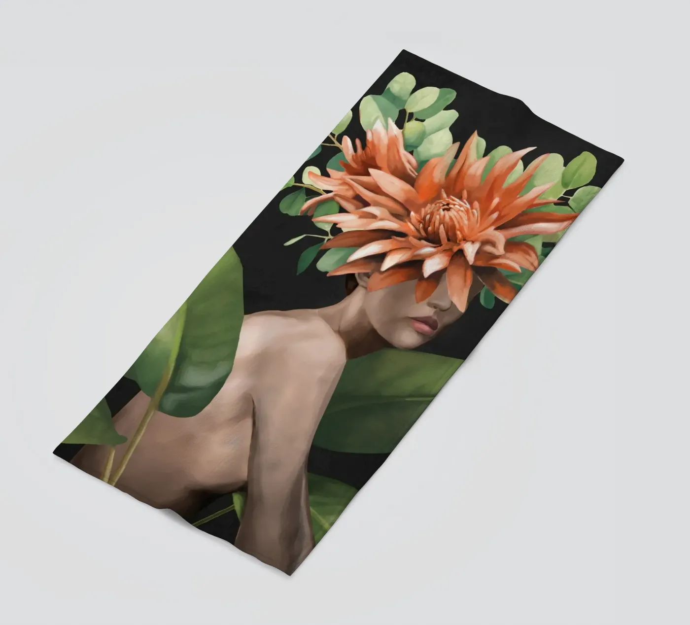 Veiled by Bloom 2 beach towel by Nadjaa