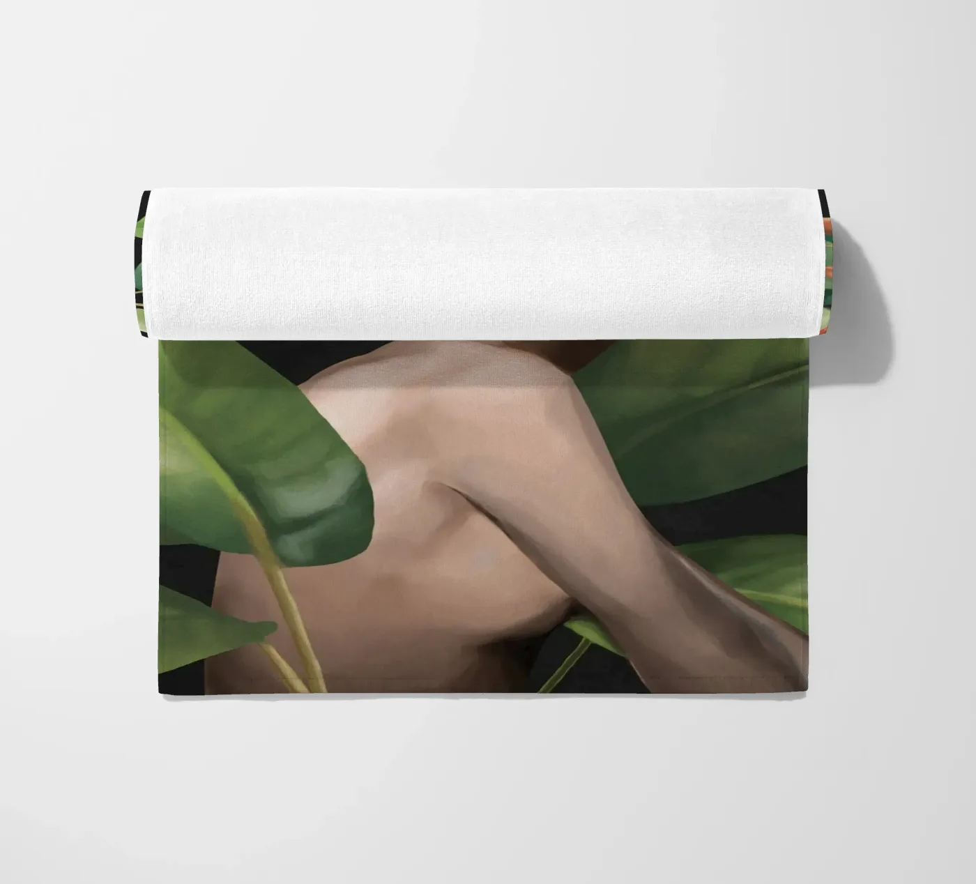 Veiled by Bloom 2 beach towel by Nadjaa