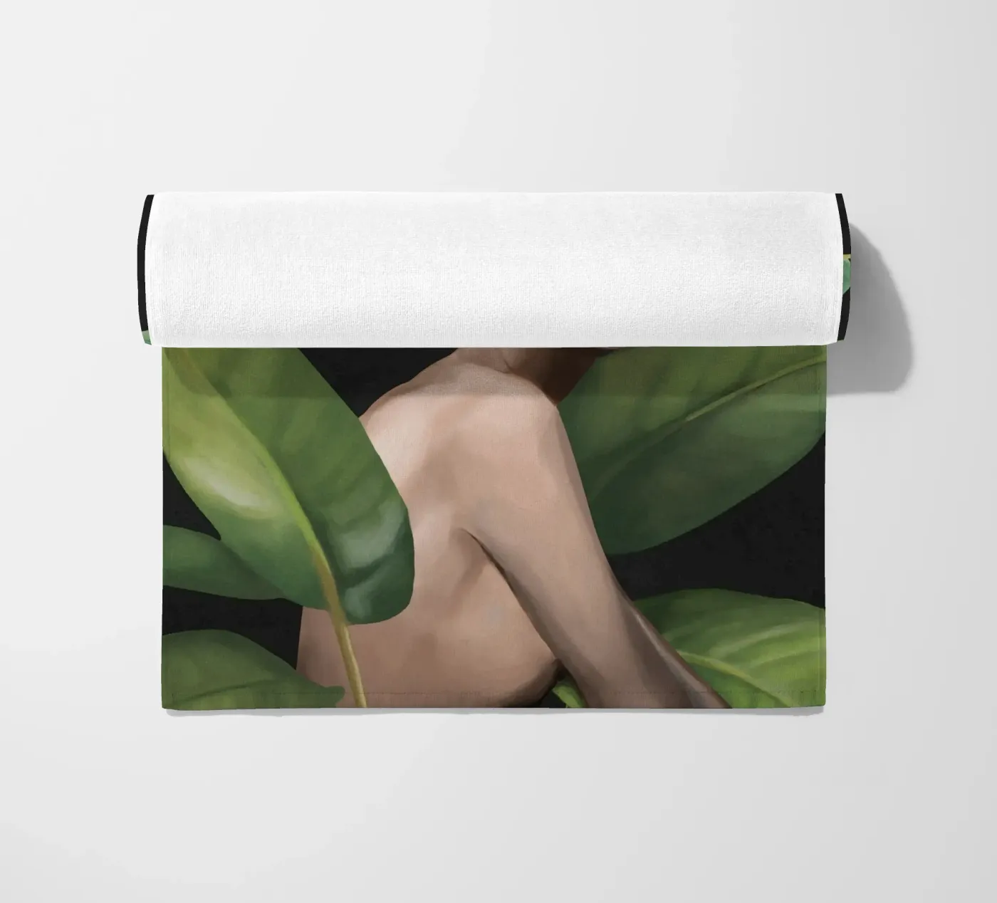 Veiled by Bloom 2 beach towel by Nadjaa