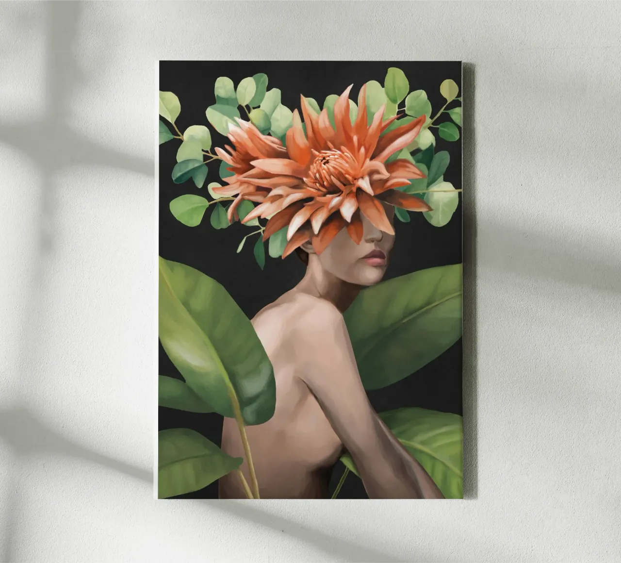 Veiled by Bloom 2 canvas by Nadjaa