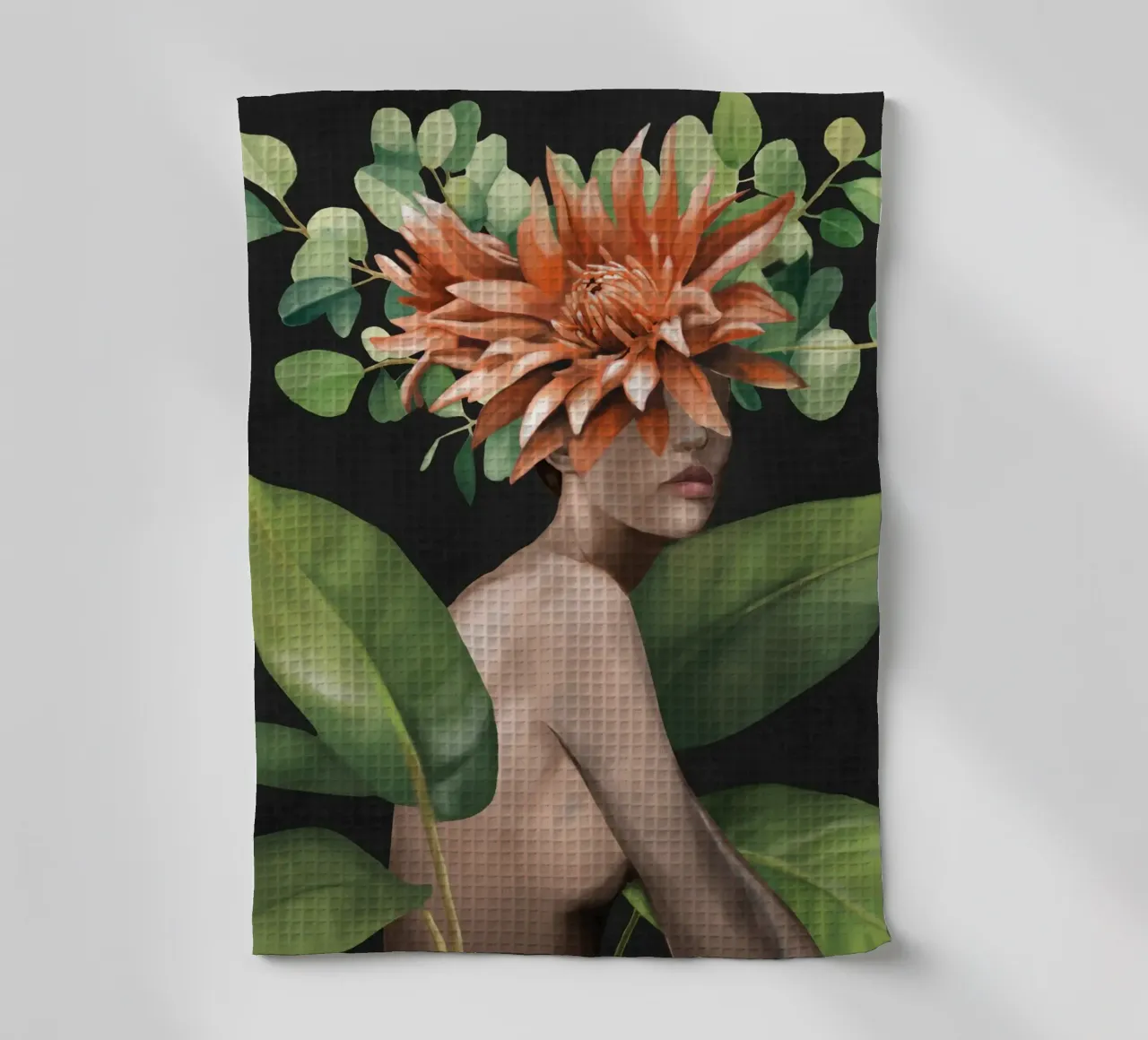 Veiled by Bloom 2 torchon de Nadjaa