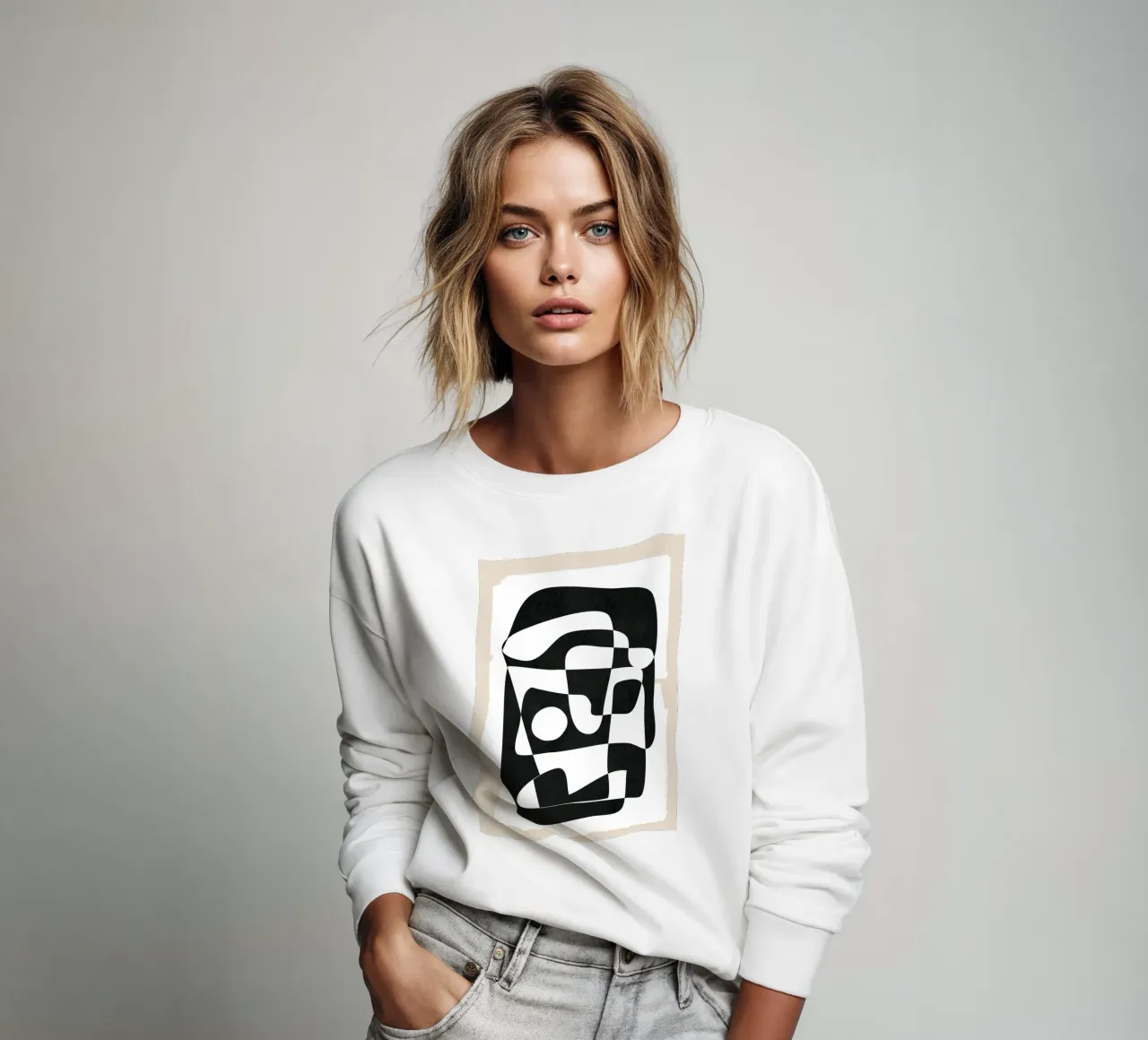 Shape Form I Sweatshirt von Nadjaa