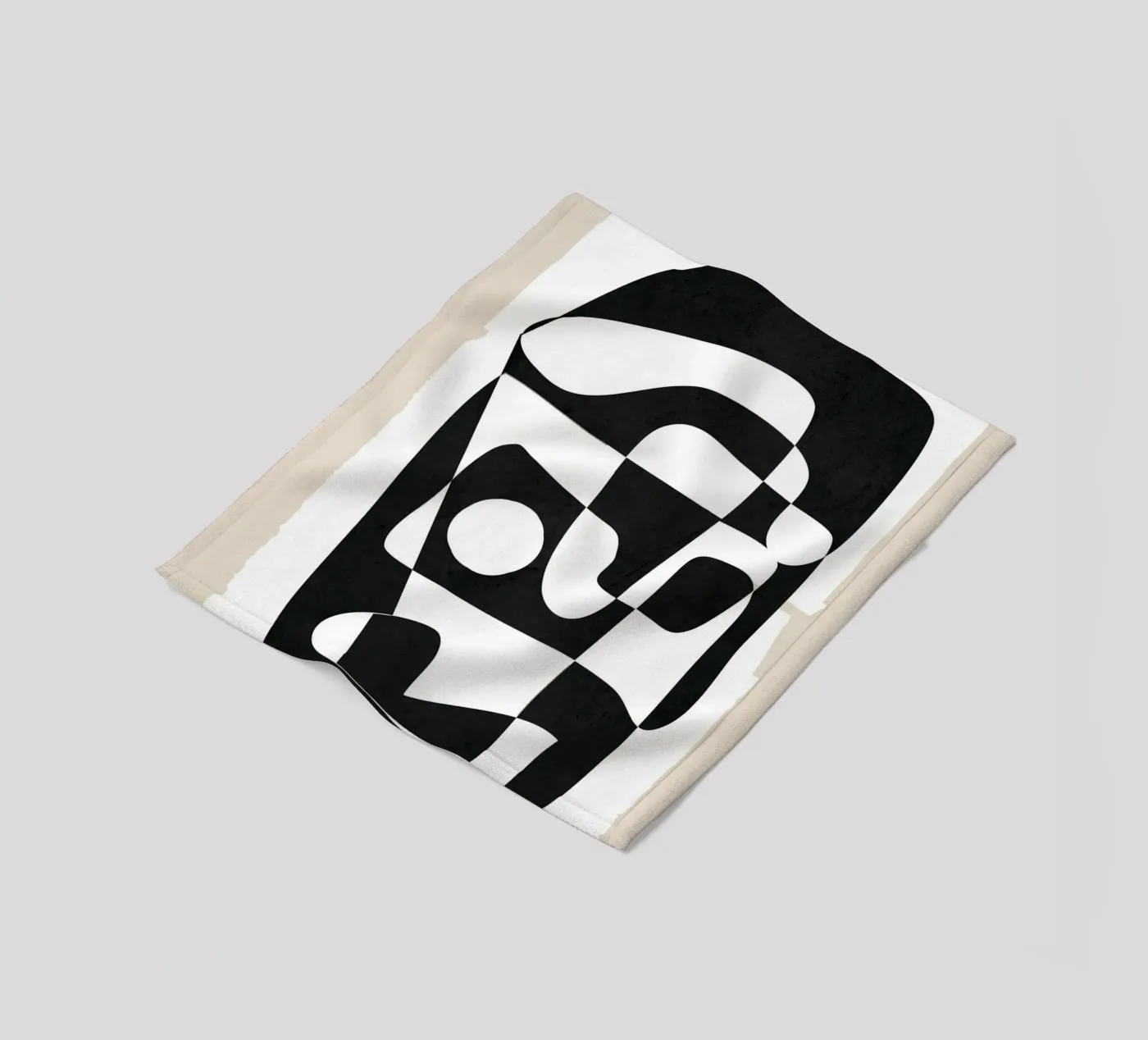 Shape Form I plaid polaire de Nadjaa