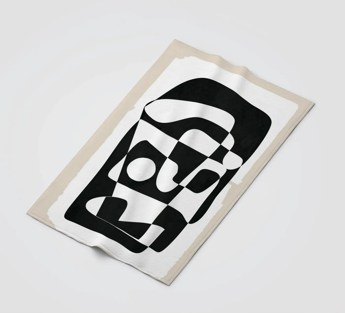 Shape Form I fleecedeken van Nadjaa