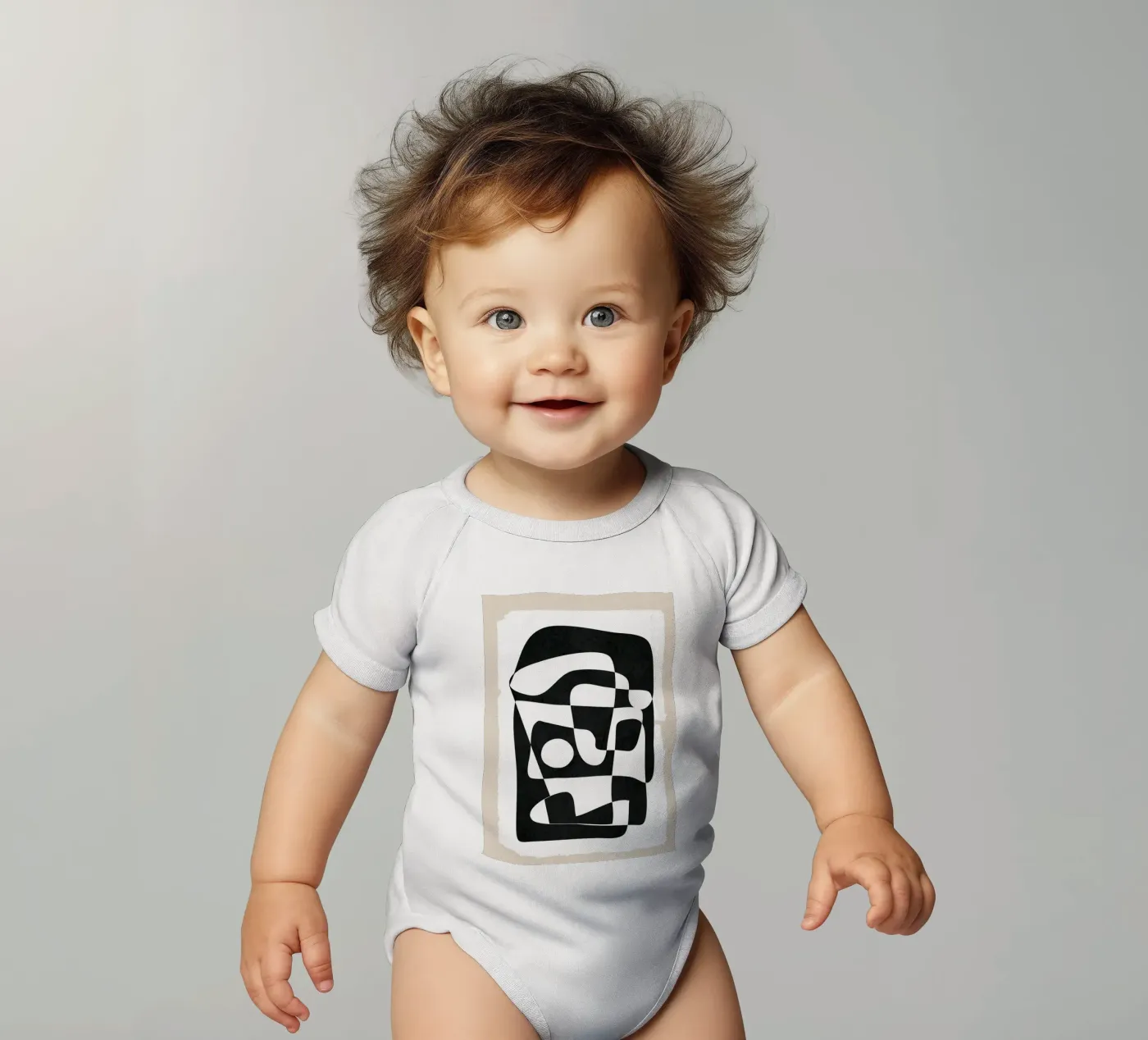 Shape Form I Kurzarm Babybody von Nadjaa