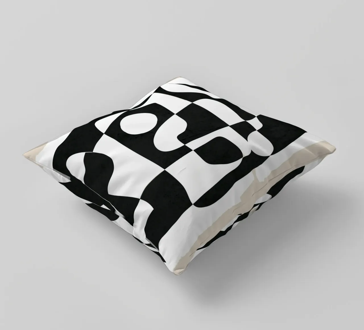 Shape Form I decorative cushion by Nadjaa