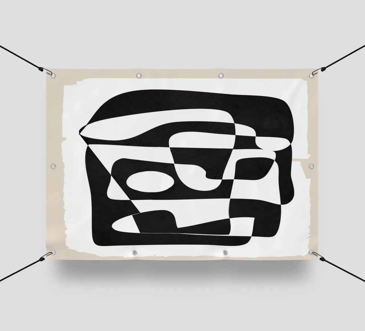 Shape Form I pvc-zeil van Nadjaa