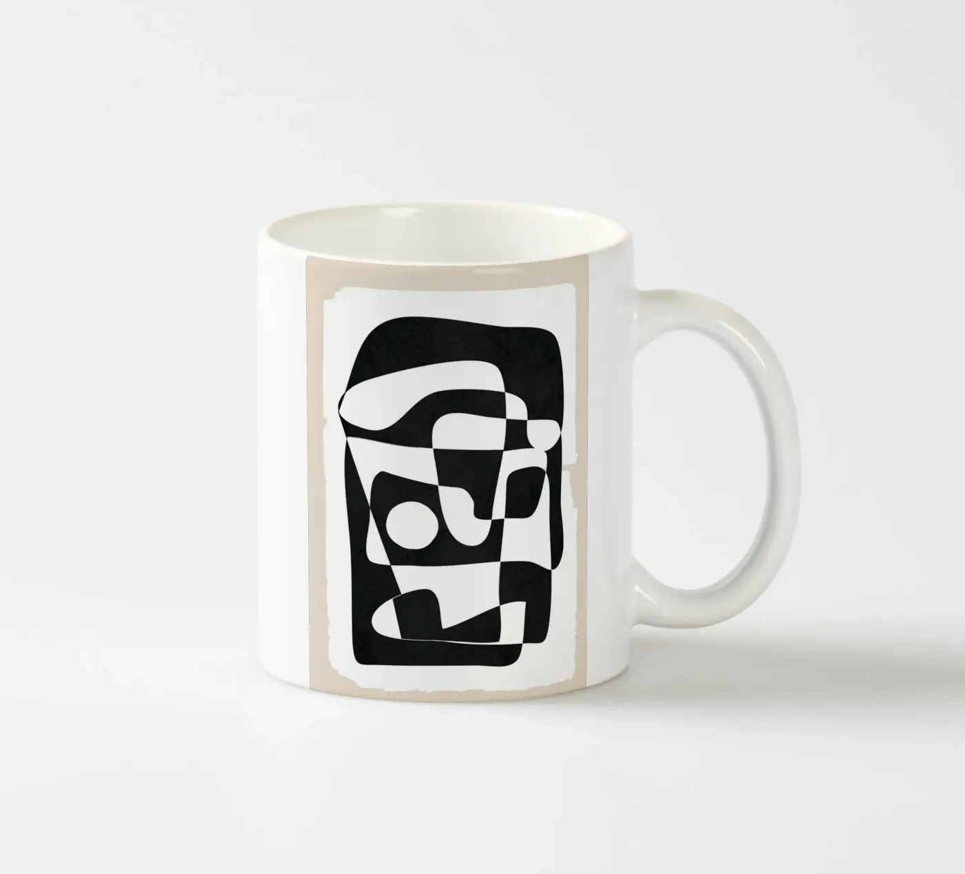 Shape Form I ceramic mug by Nadjaa