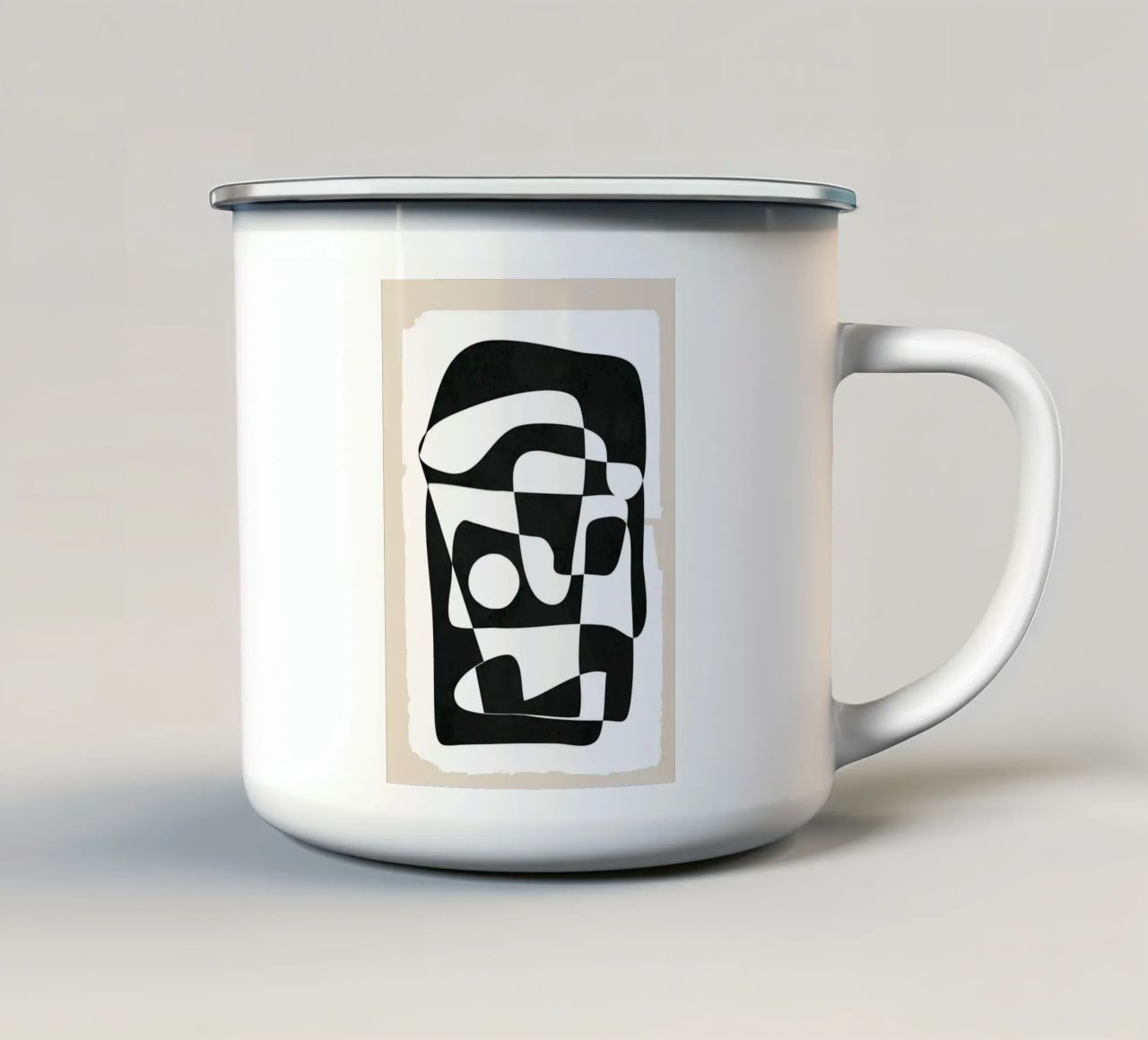 Shape Form I tazza in smalto da Nadjaa