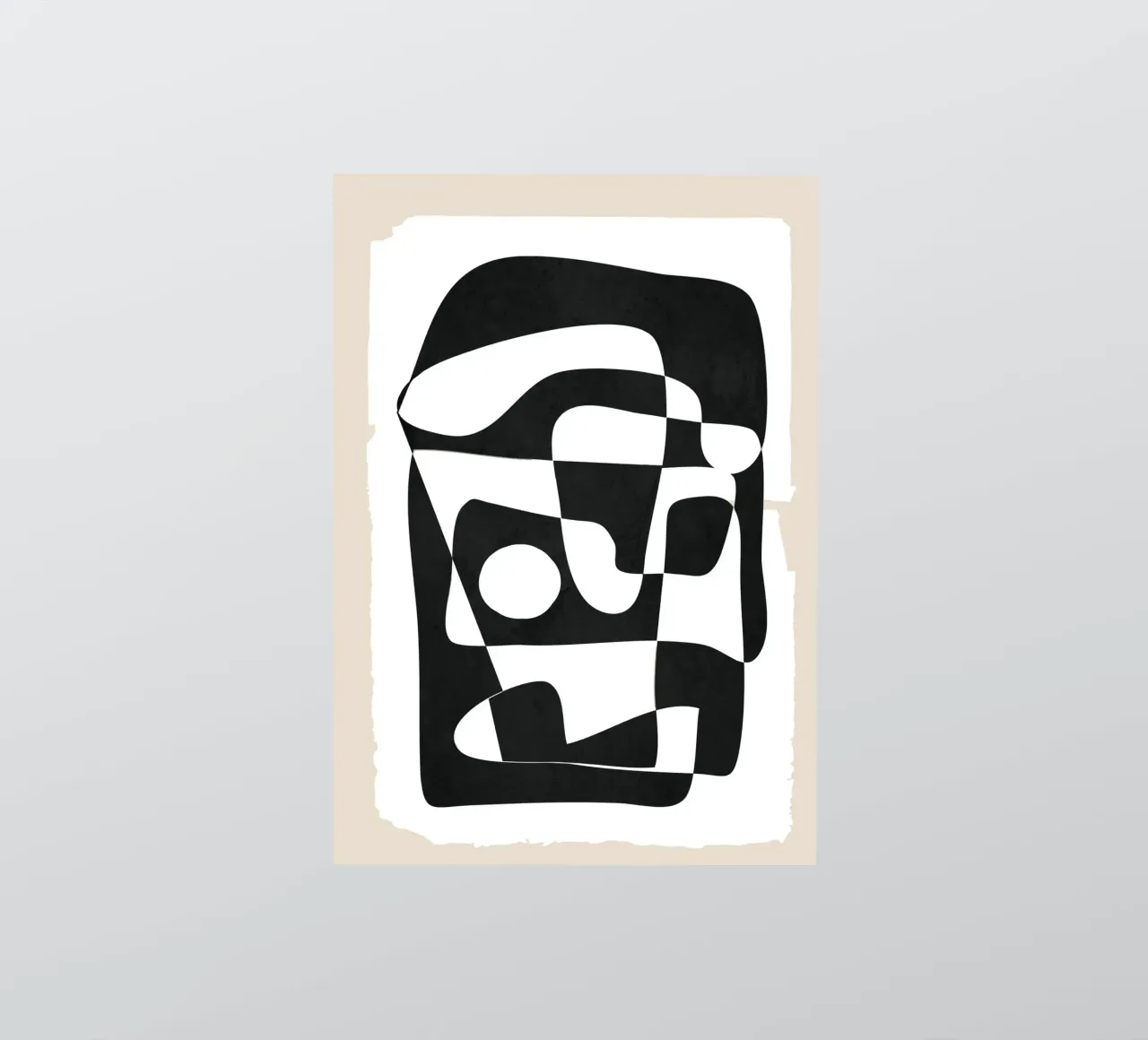 Shape Form I sticker by Nadjaa