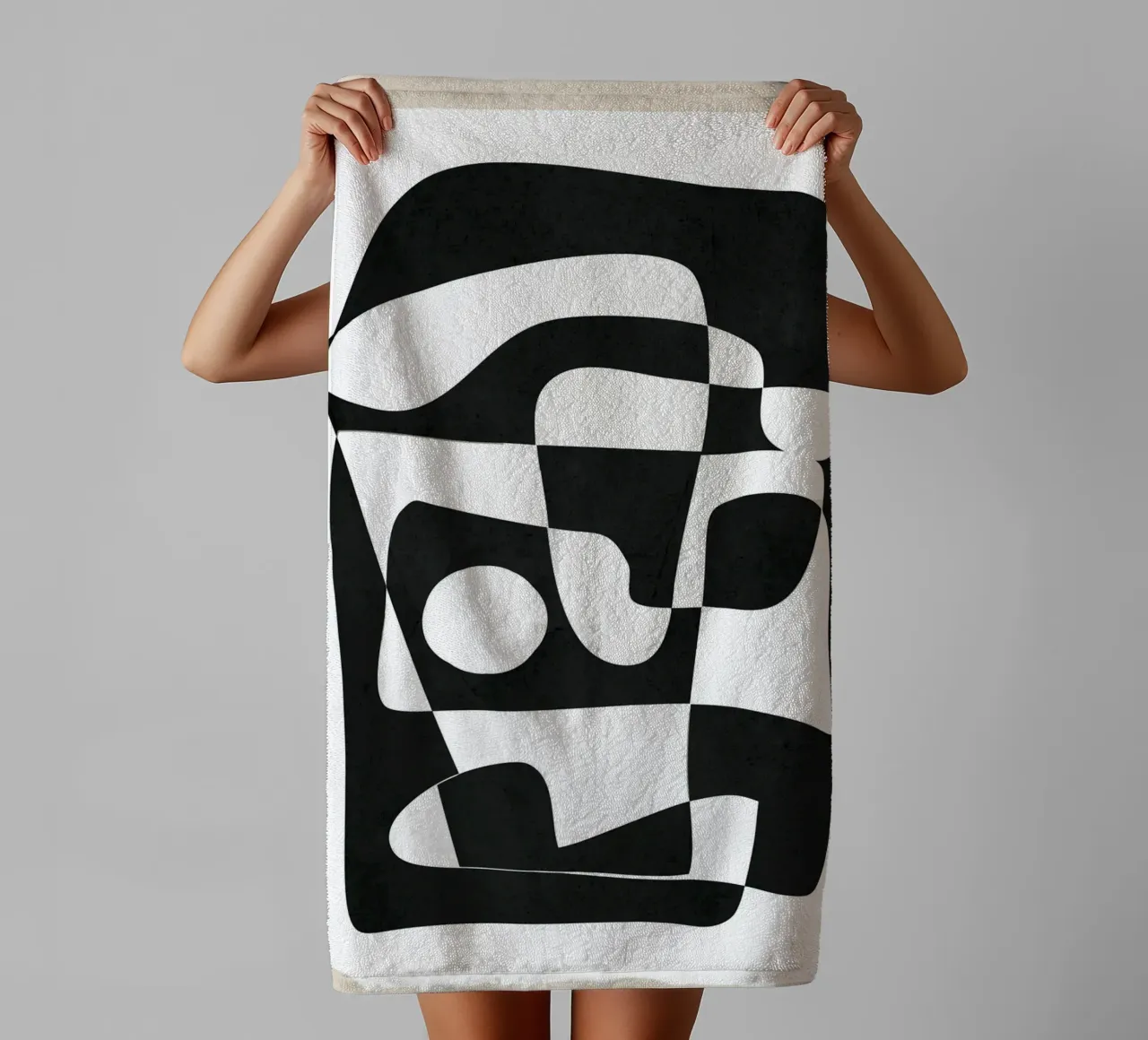 Shape Form I towel by Nadjaa