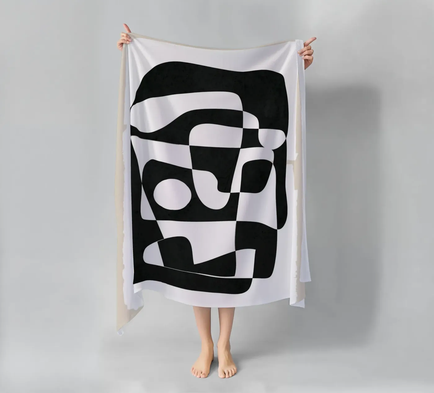 Shape Form I strandhanddoek van Nadjaa