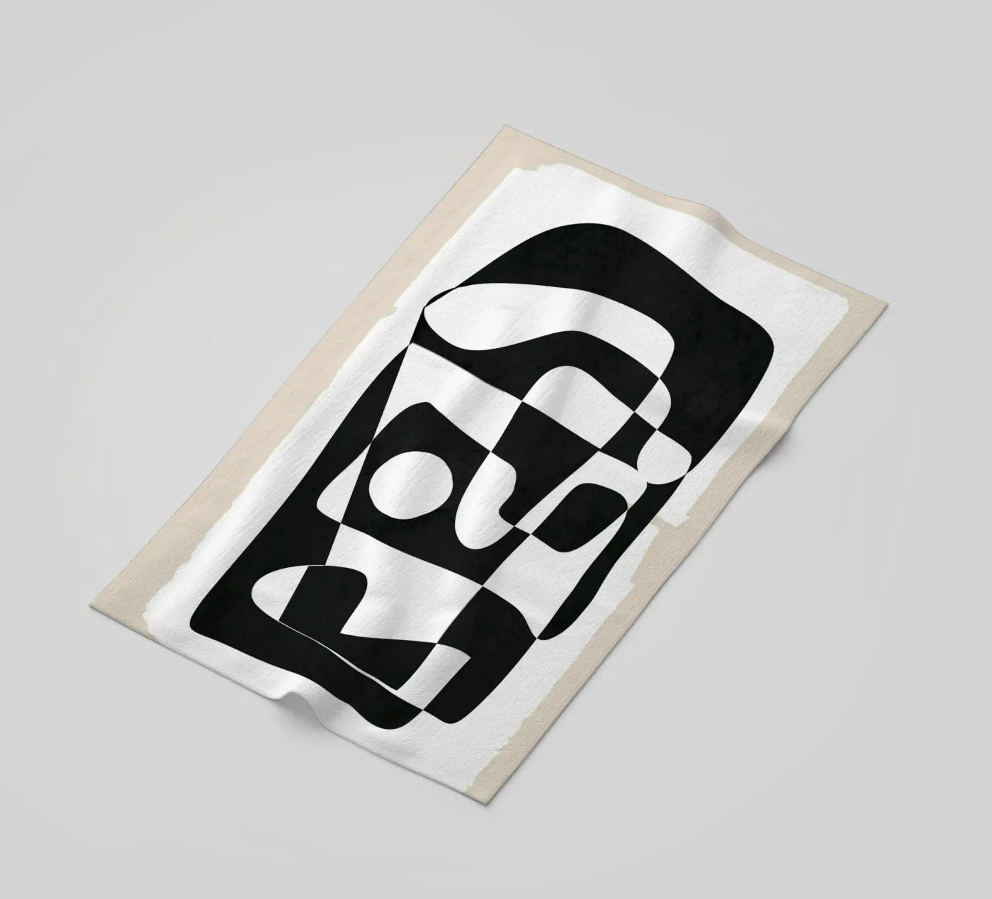 Shape Form I strandhanddoek van Nadjaa