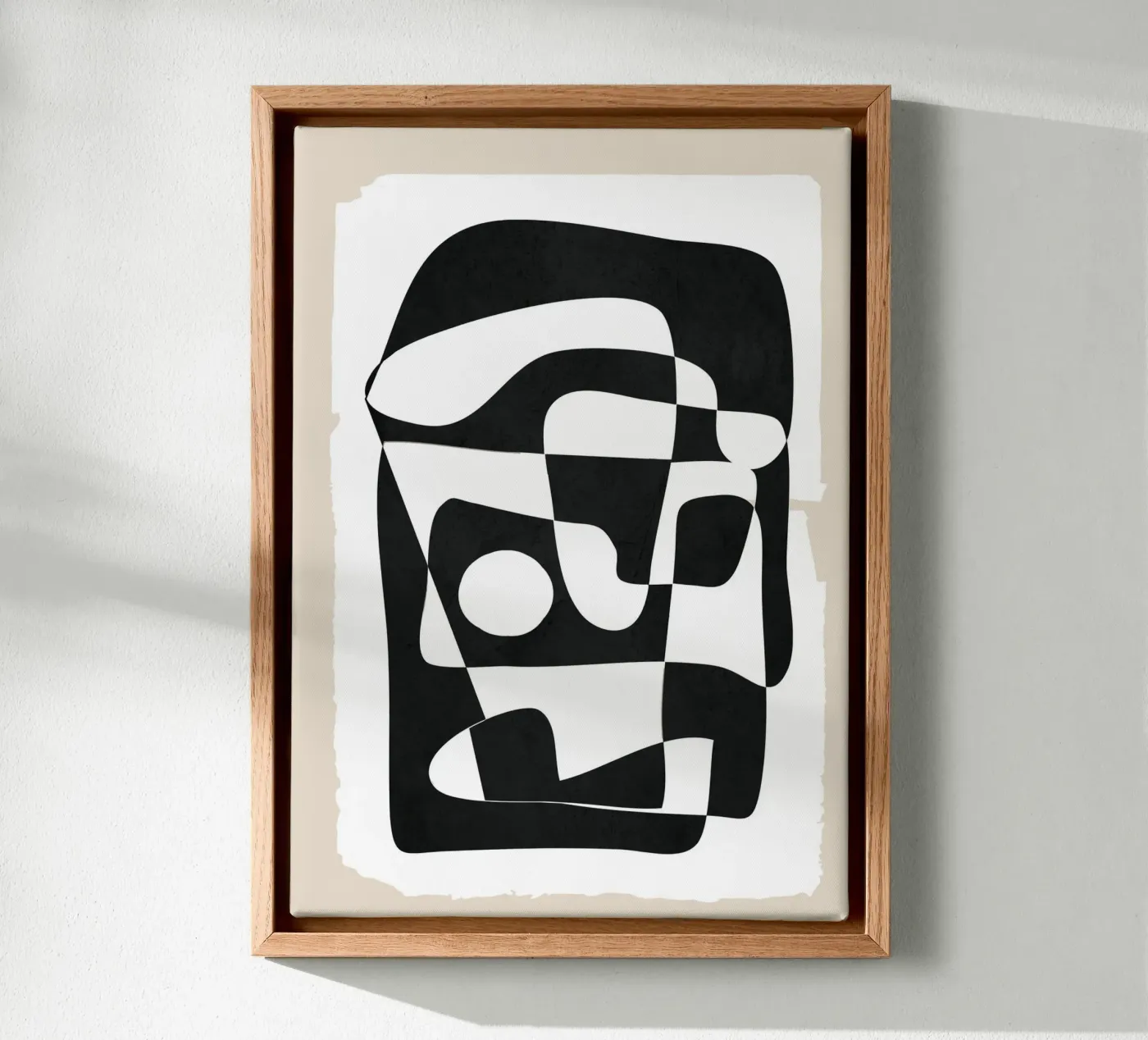 Shape Form I canvas by Nadjaa
