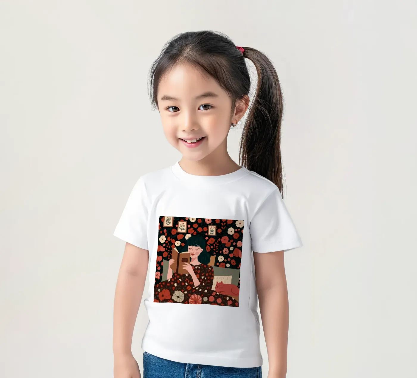 Enchanted Reading Nook kinder t-shirt van Fine Sanctuary