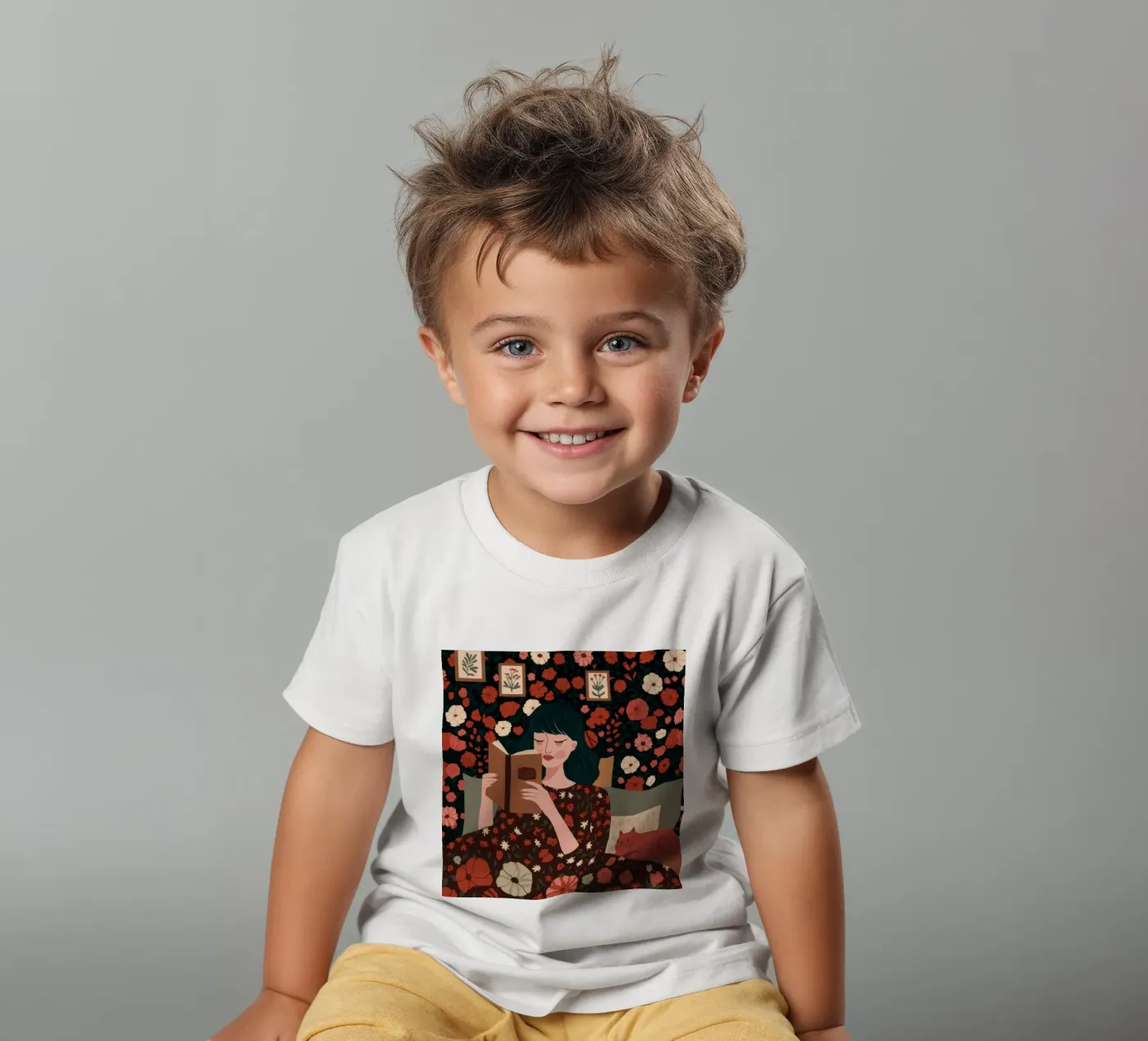 Enchanted Reading Nook kinder t-shirt van Fine Sanctuary