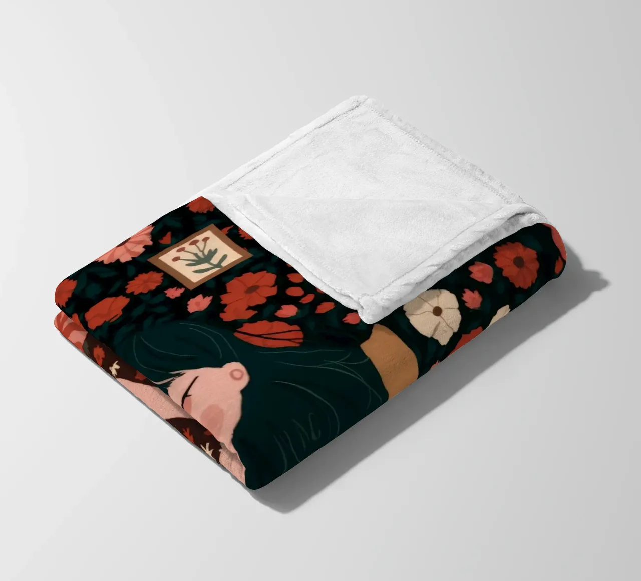 Verzauberte Leseecke Fleecedecke von Fine Sanctuary