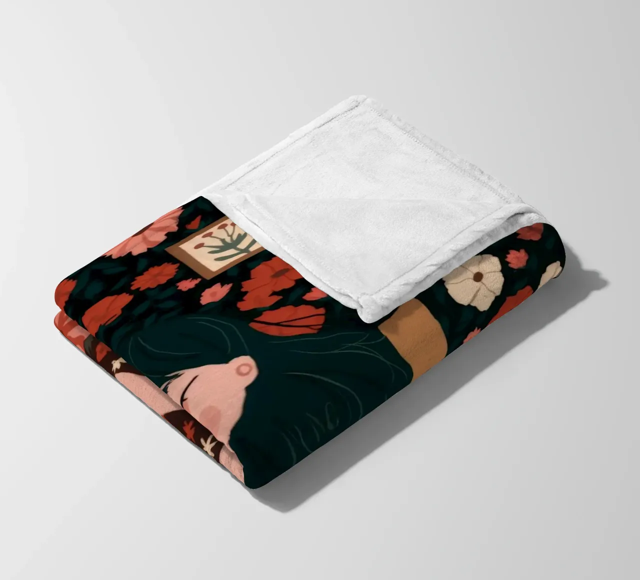 Enchanted Reading Nook fleece blanket by Fine Sanctuary