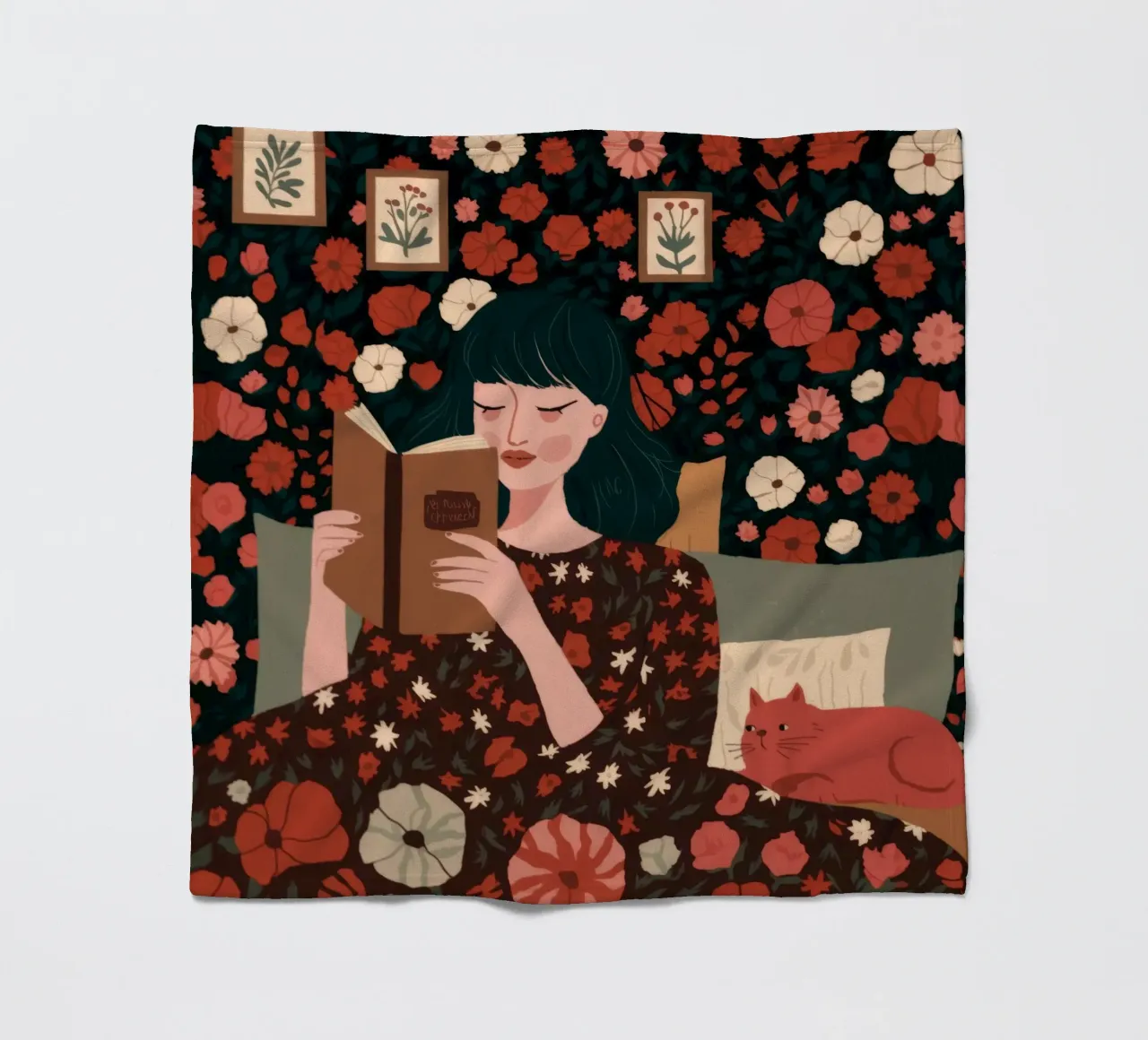 Verzauberte Leseecke Fleecedecke von Fine Sanctuary