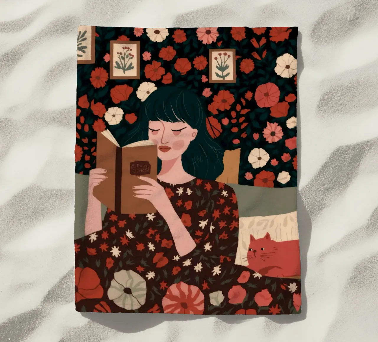 Angolo di lettura incantato telo mare da Fine Sanctuary