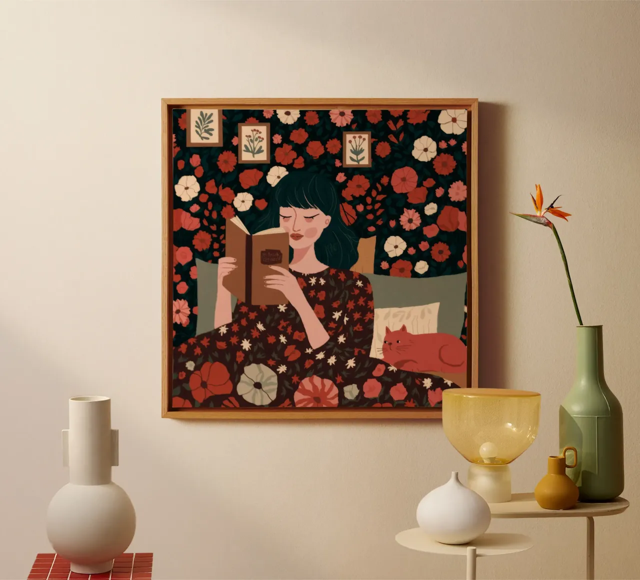 Enchanted Reading Nook canvas by Fine Sanctuary
