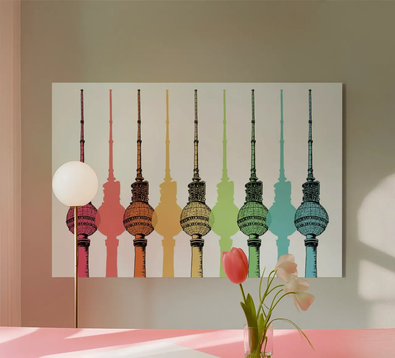 Colorful Berlin plexiglass da KP Design