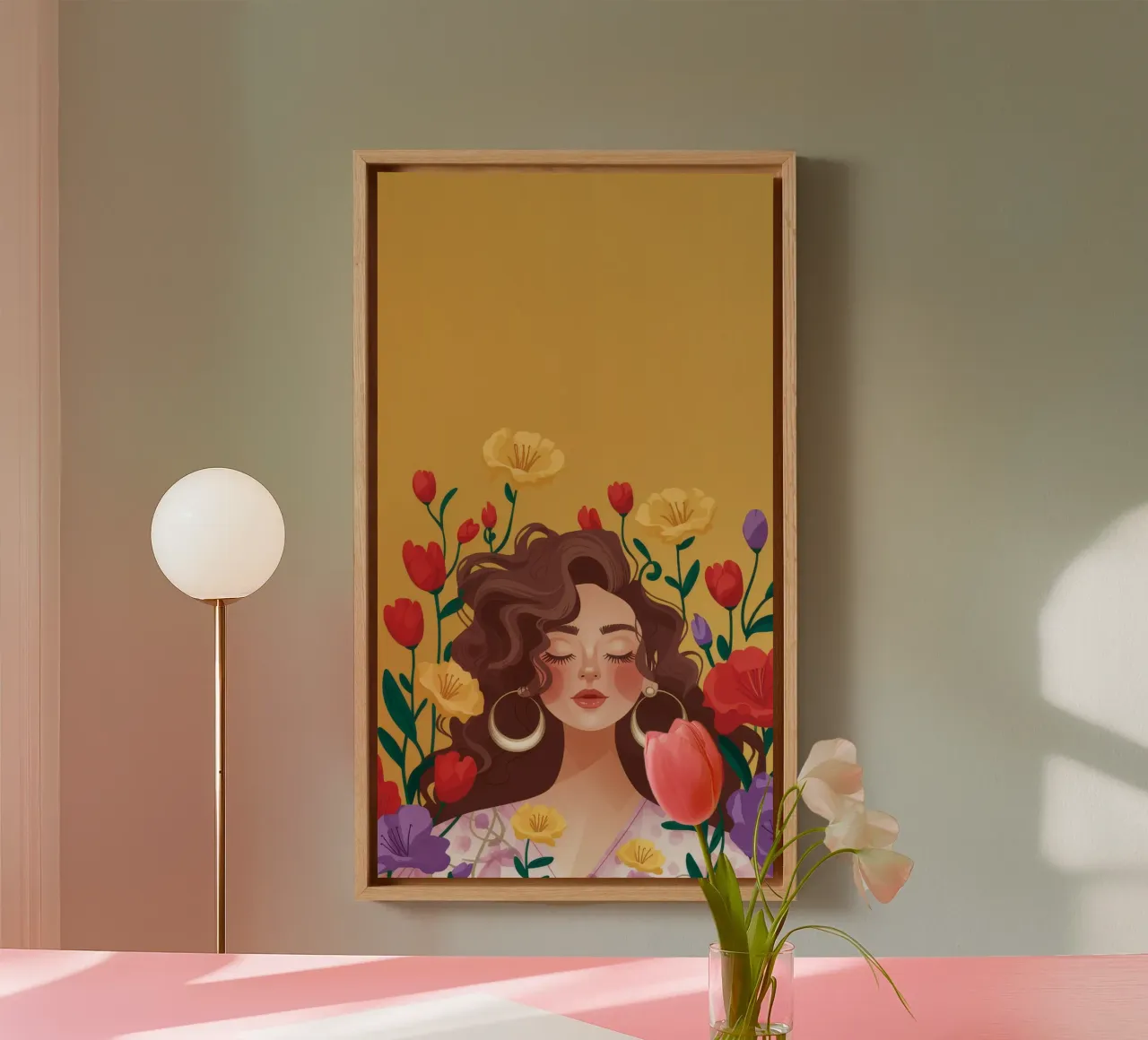 Blossoming Solitude canvas by Fine Sanctuary