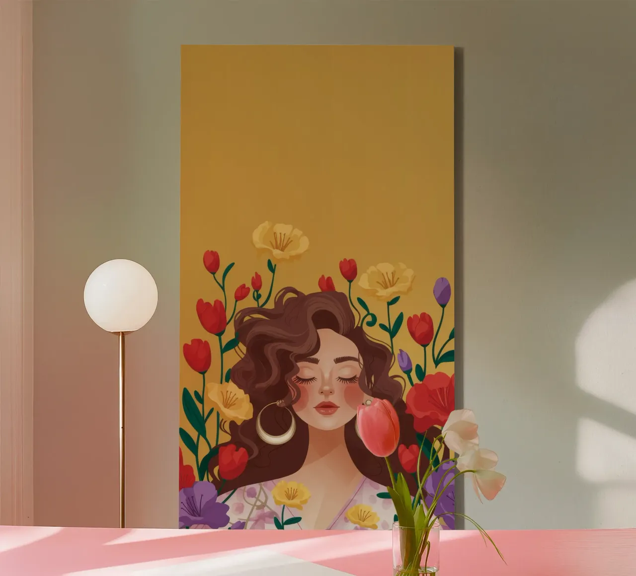 Blossoming Solitude canvas by Fine Sanctuary