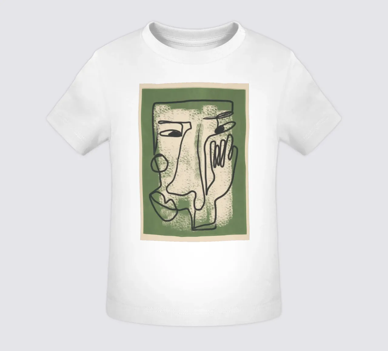Minimal Face Impression 1 maglietta neonato da Nadjaa