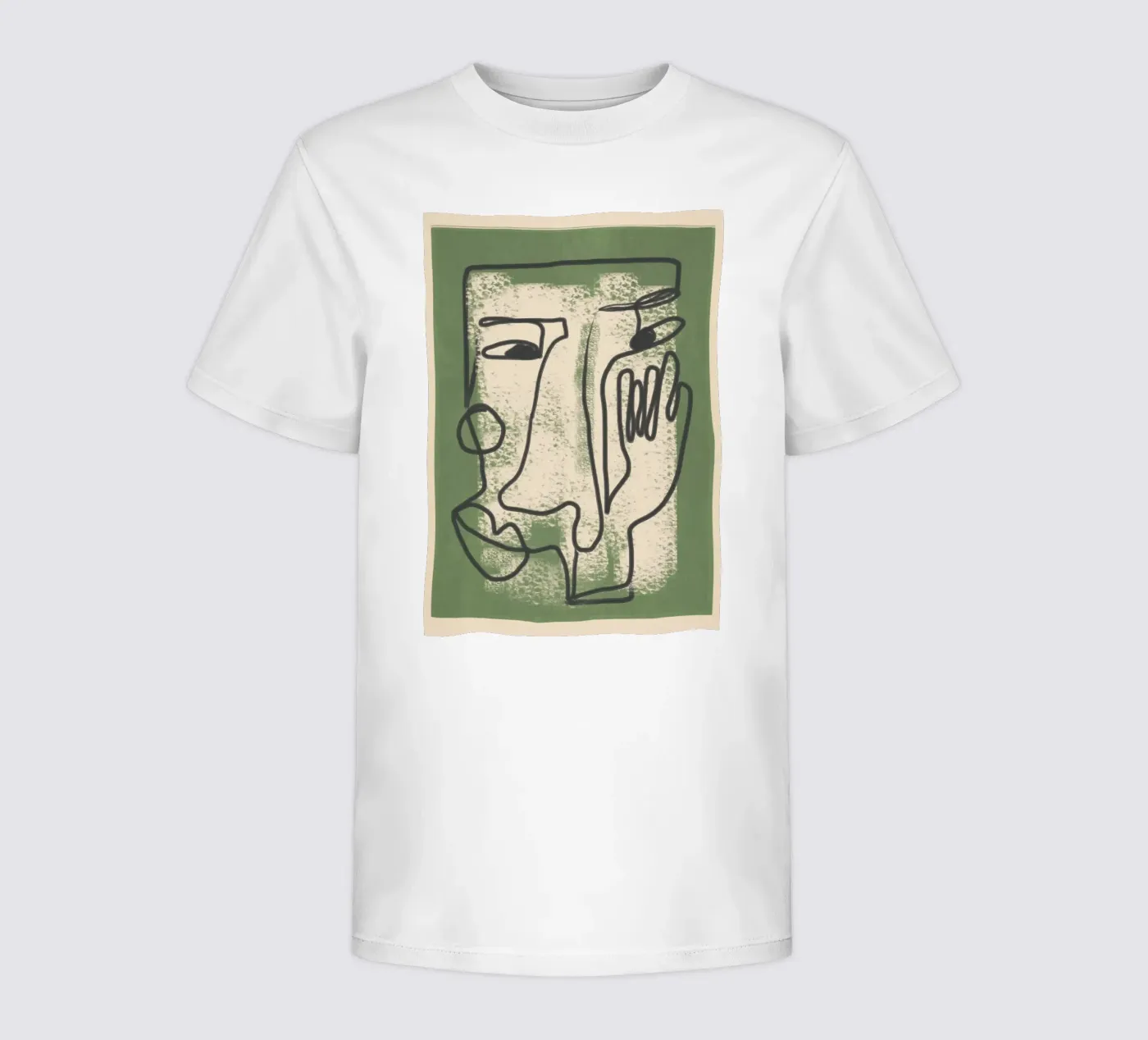 Minimal Face Impression 1 t-shirt bambini da Nadjaa