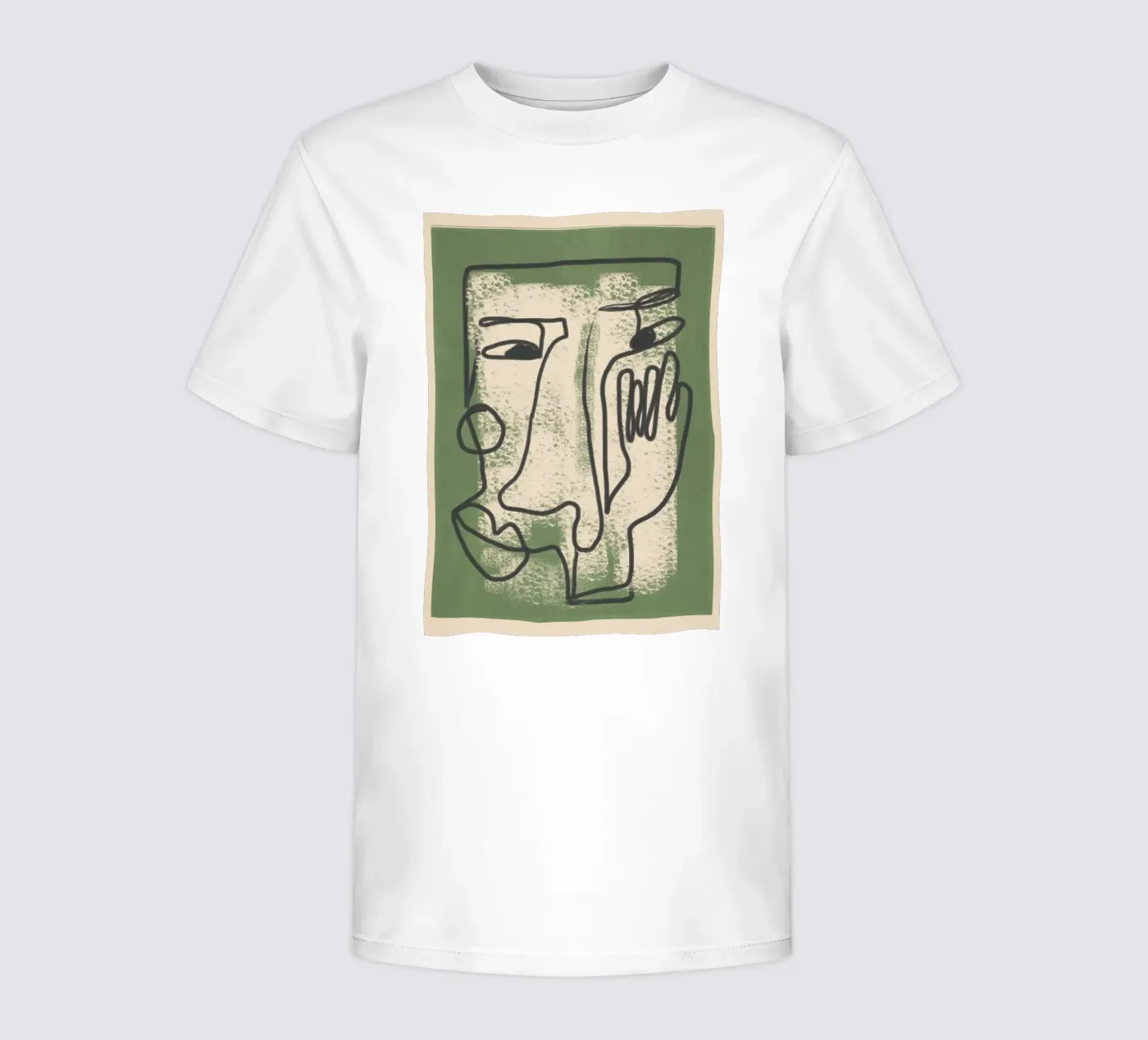 Minimal Face Impression 1 t-shirt bambini da Nadjaa