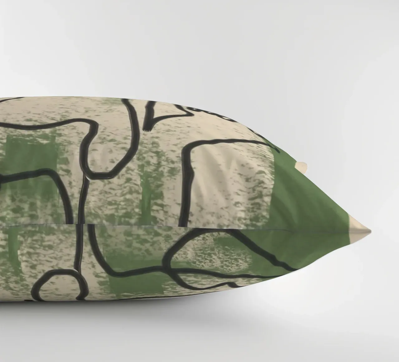 Minimal Face Impression 1 cuscino da Nadjaa